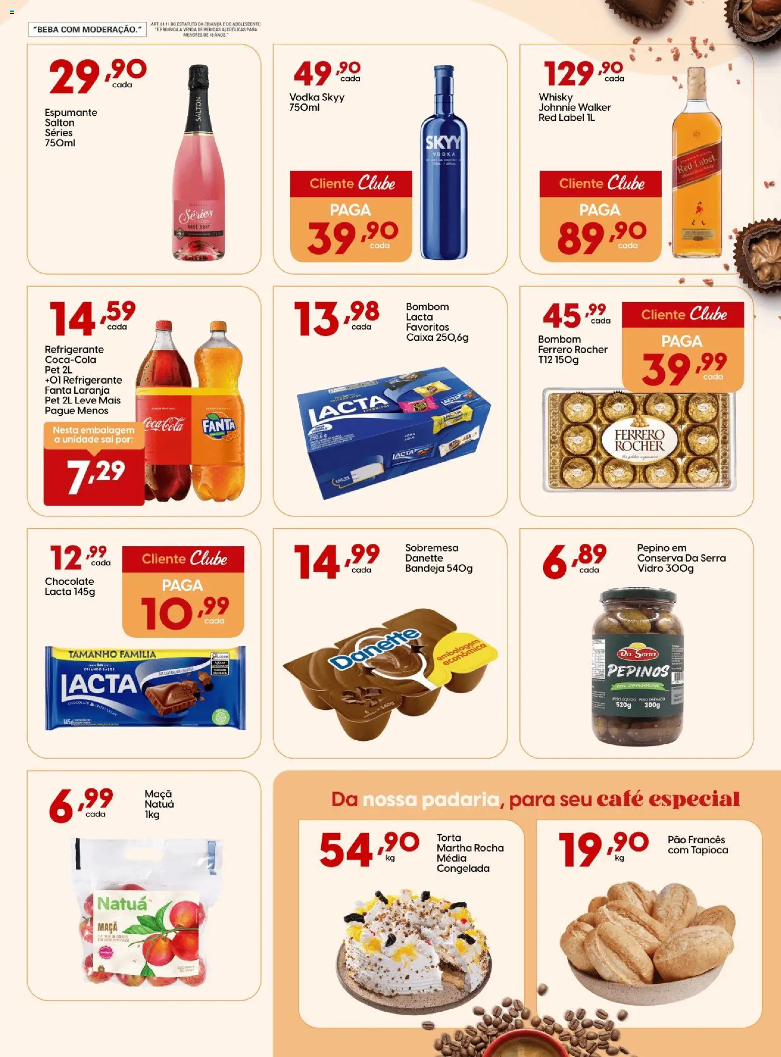 Rissul Folheto - válido de 03/08/2026 | Página: 3 | Produtos: Espumante, Caixa, Pão, Bandeja