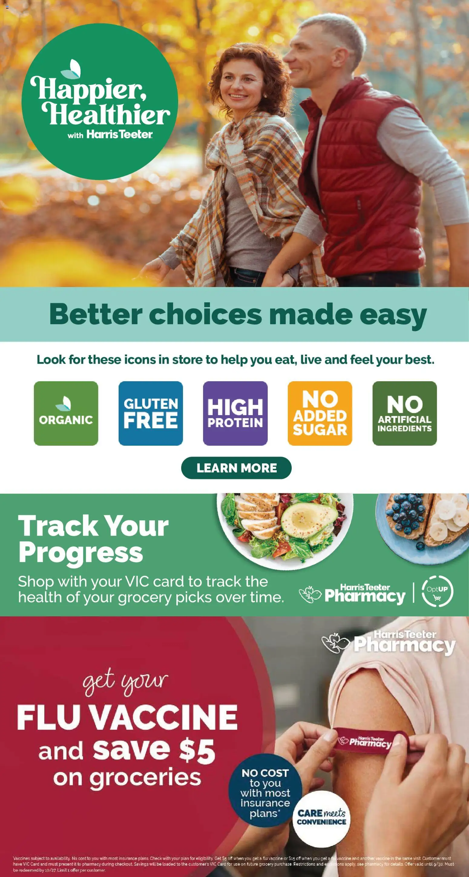 Harris Teeter Weekly Ad - valid from 09/09/2026 | Page: 4 | Products: Groceries, Protein, Sugar