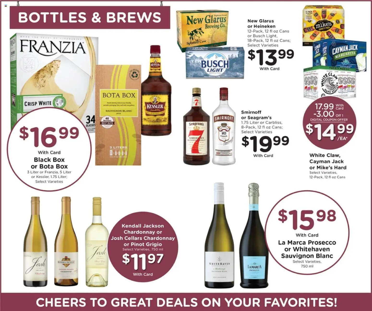 Pick ‘n Save Weekly Ad - valid from 09/02/2026 | Page: 12 | Products: Box, Heineken, Prosecco, Glasses