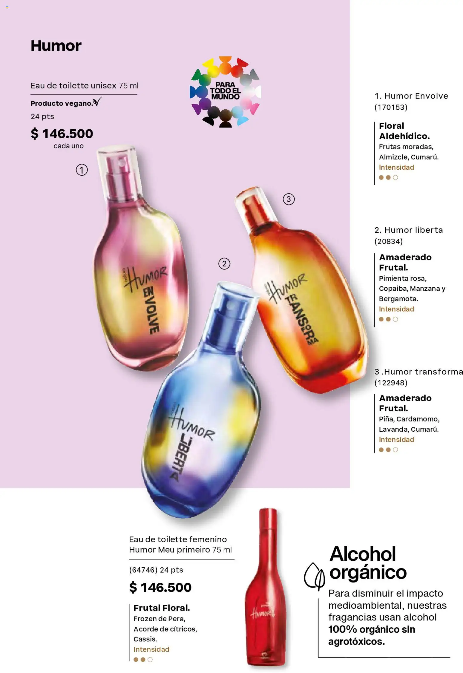 Natura revista - valida desde el 08.04.2026 | Página: 72 | Productos: Pimienta, Manzana, Eau de toilette, Tintura