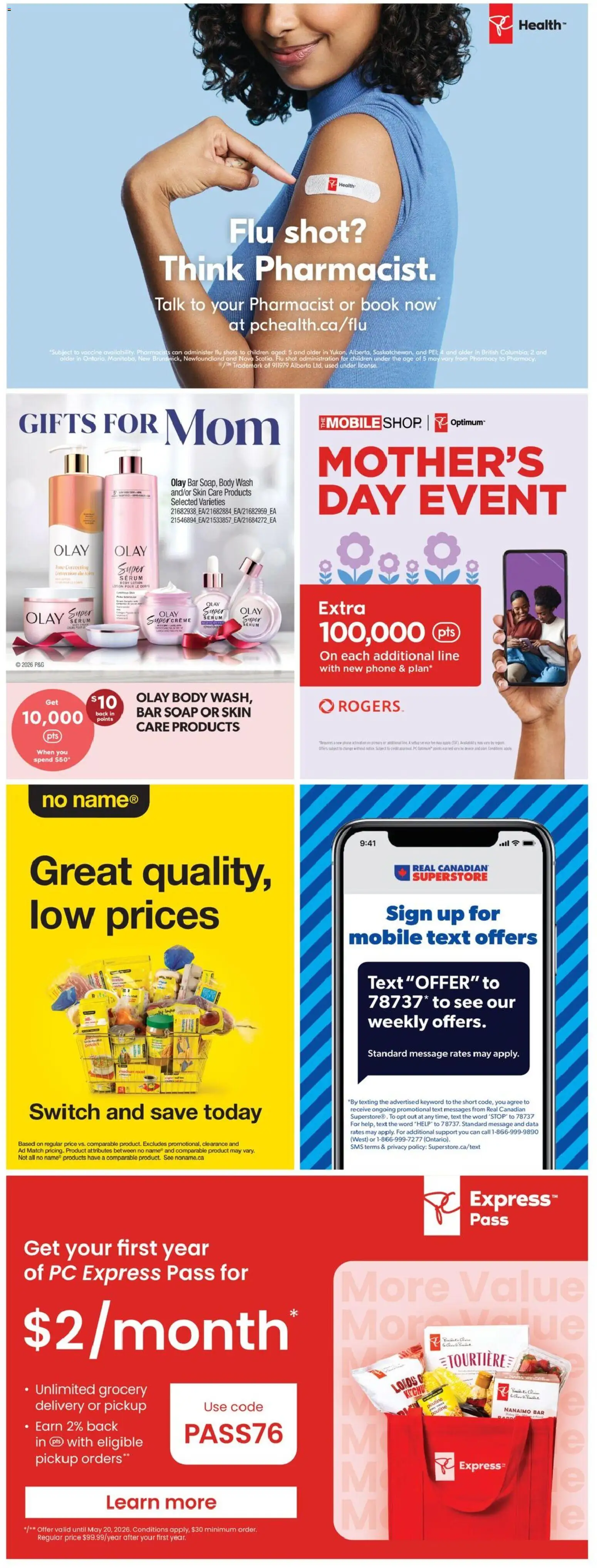 Real Canadian Superstore flyer valid from 07.05.2026 | Page: 44 | Products: Phone, PC, Soap, Body wash