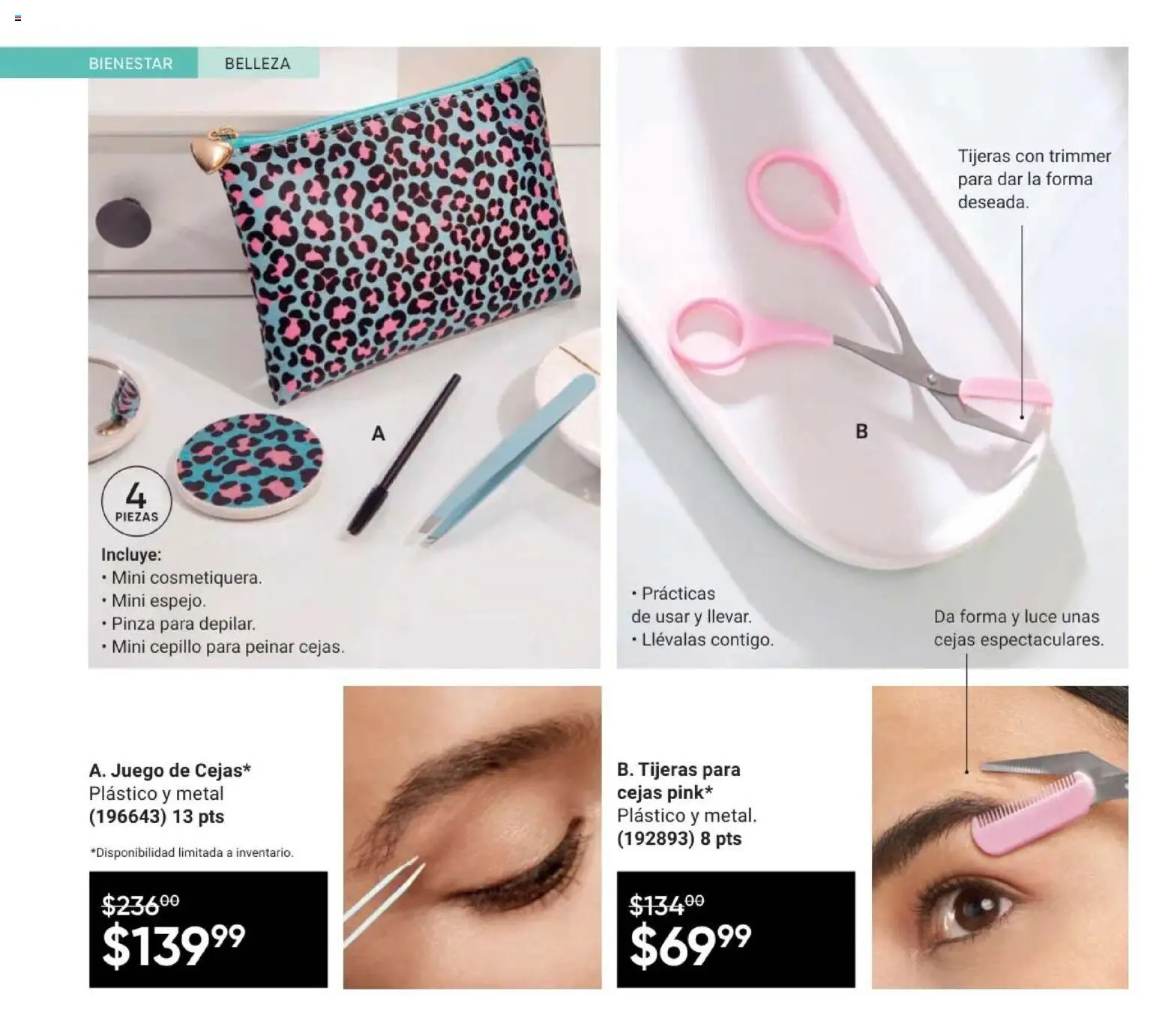 Nuevas ofertas de AVON válidas en toda la República Mexicana desde el 24.04.2026. ¡Encuentra las mejores ofertas en AVON Casa & Estilo 7 2026! | Página: 78 | Productos: Cepillo, Juego, Pinza
