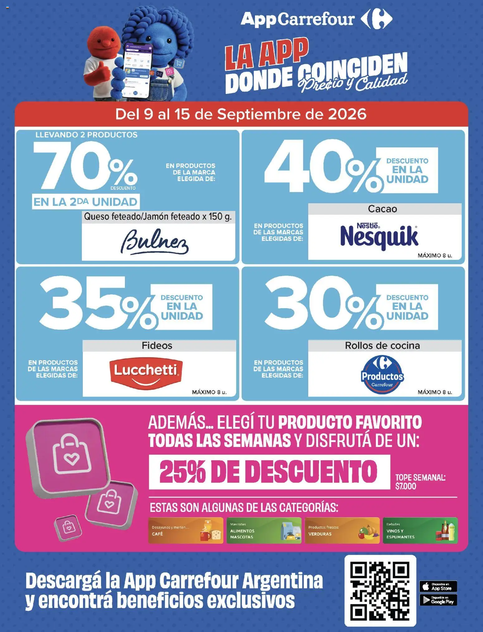 Carrefour - Carrefour Hiper │ válido desde el 09/09/2026 | Página: 2 | Productos: Alimentos, Rollos de cocina, Verduras, Café