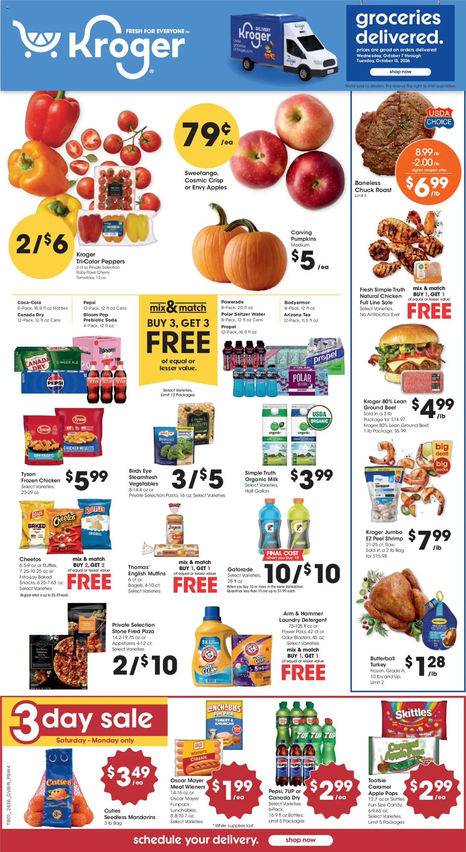 Kroger Ad - valid from 10/07/2026 | Page: 1