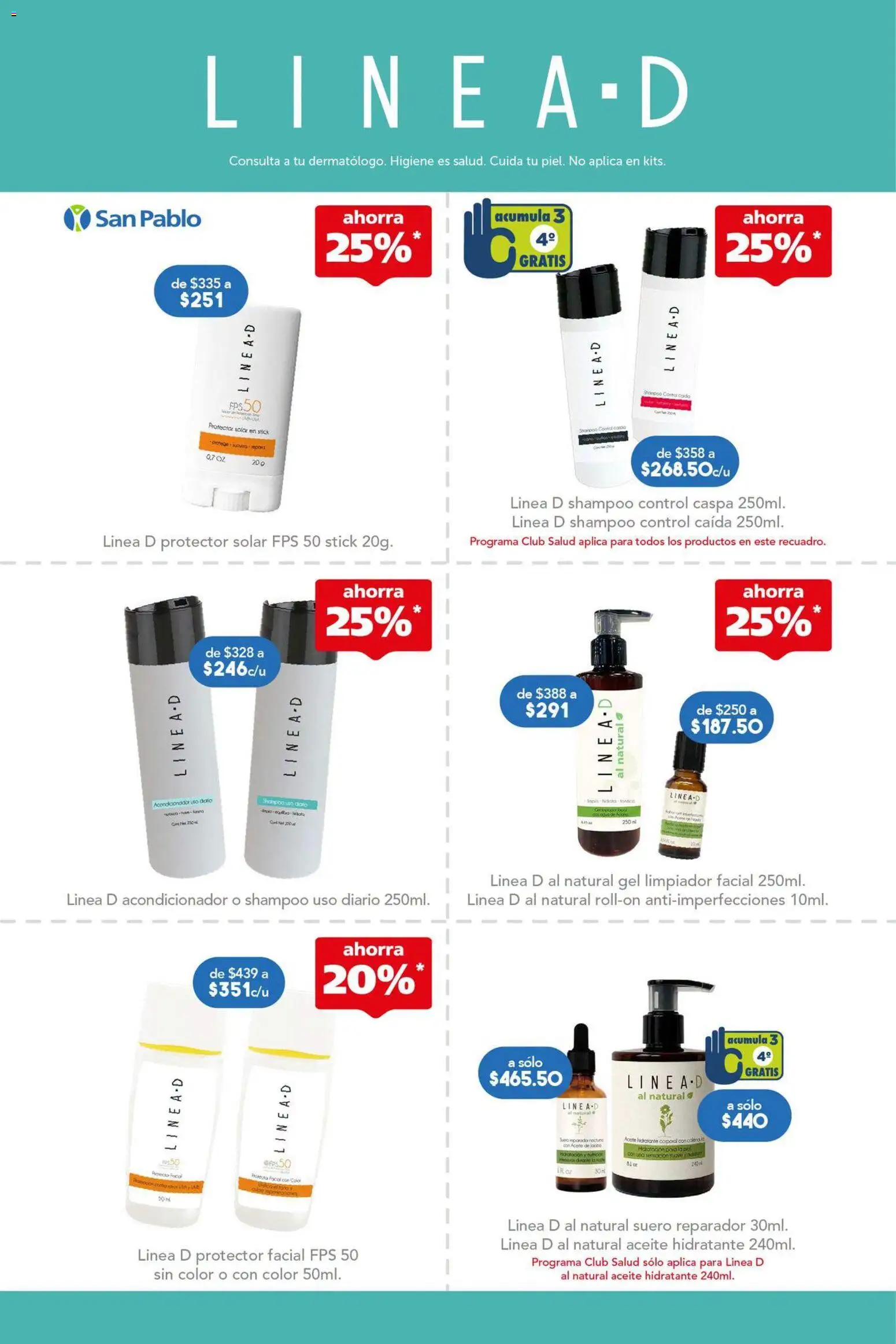 Nuevas ofertas de Farmacia San Pablo válidas en toda la República Mexicana desde el 13/09/2026. ¡Encuentra las mejores ofertas en Farmacia San Pablo catálogo! | Página: 10