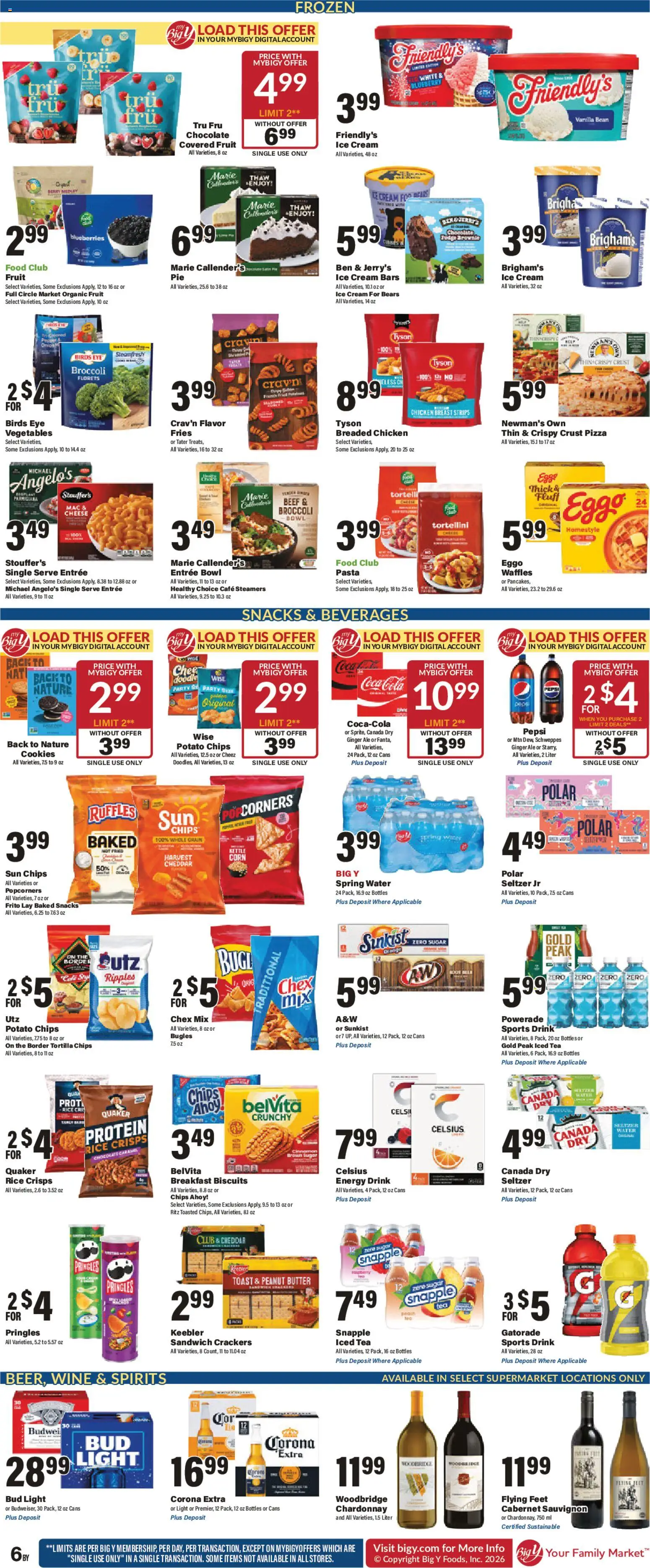 Big Y Weekly Ad - valid from 07.05.2026 | Page: 8 | Products: Ginger, Butter, Wine, Sugar
