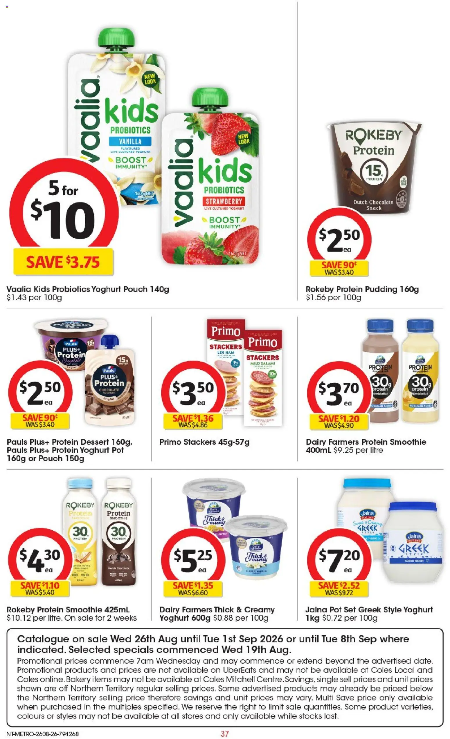 Coles catalogue - valid from 26/08/2026 | Page: 37