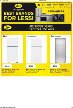 Preview of Leon's flyer - BBFL Appliances from shop Leon's valid from Sep 17, 2026