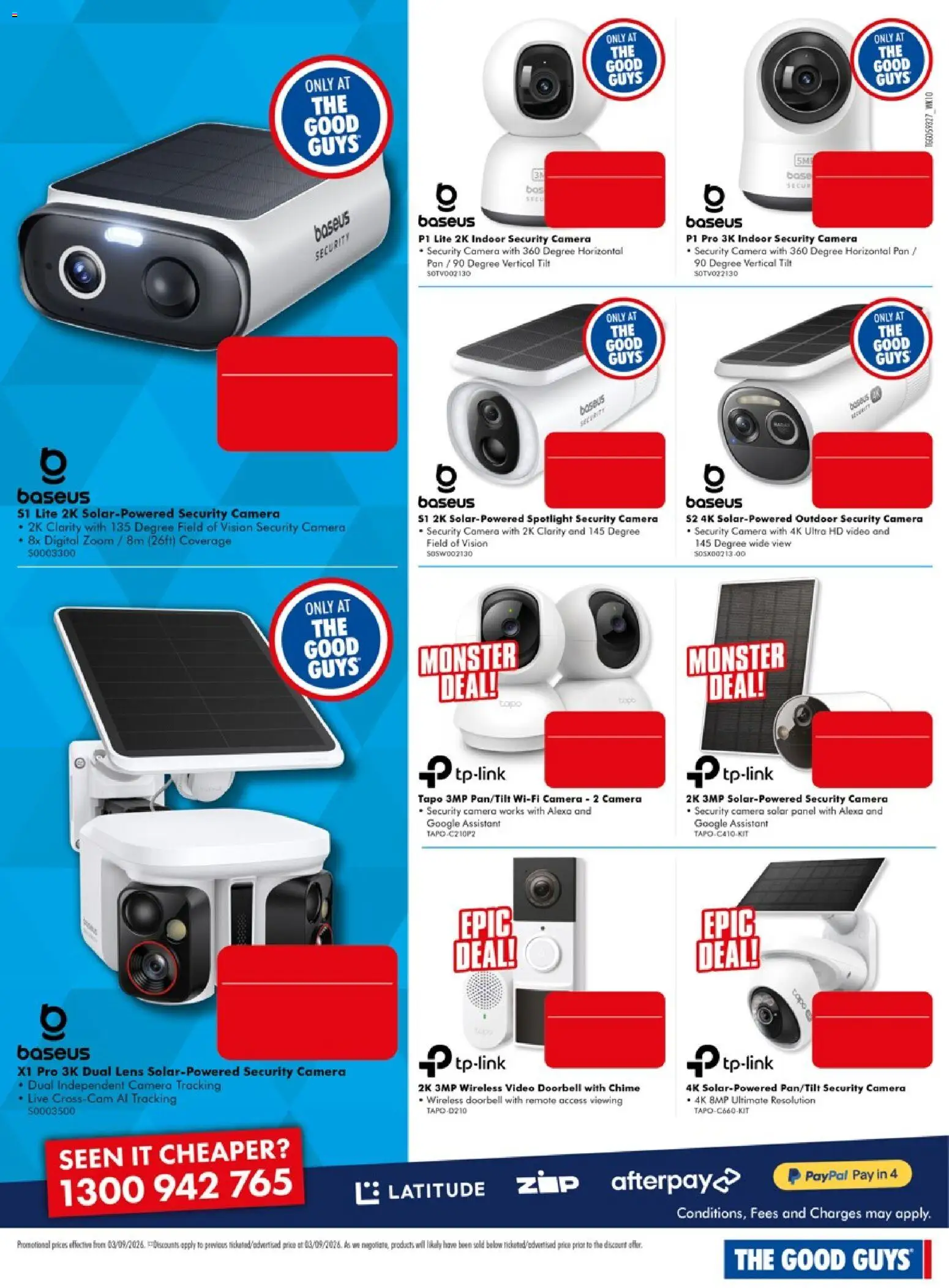 The Good Guys catalogue - valid from 03/09/2026 | Page: 9 | Products: Digital, Doorbell, Camera, Video