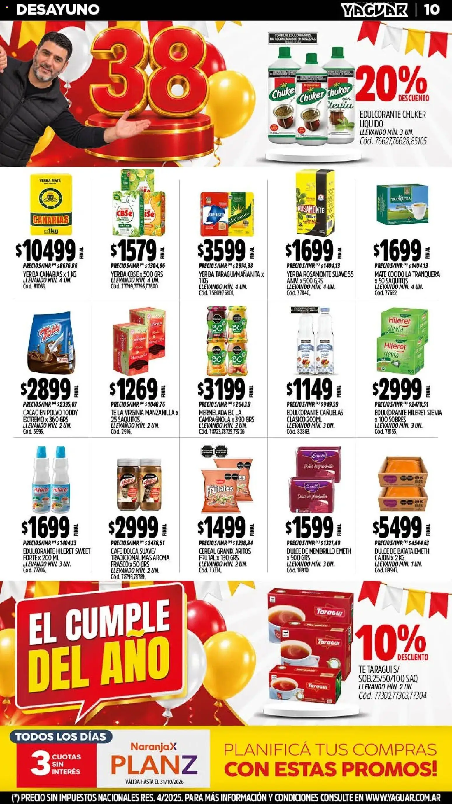 Yaguar - Oferta Semanal Parque Chacabuco │ válido desde el 19/10/2026 | Página: 11