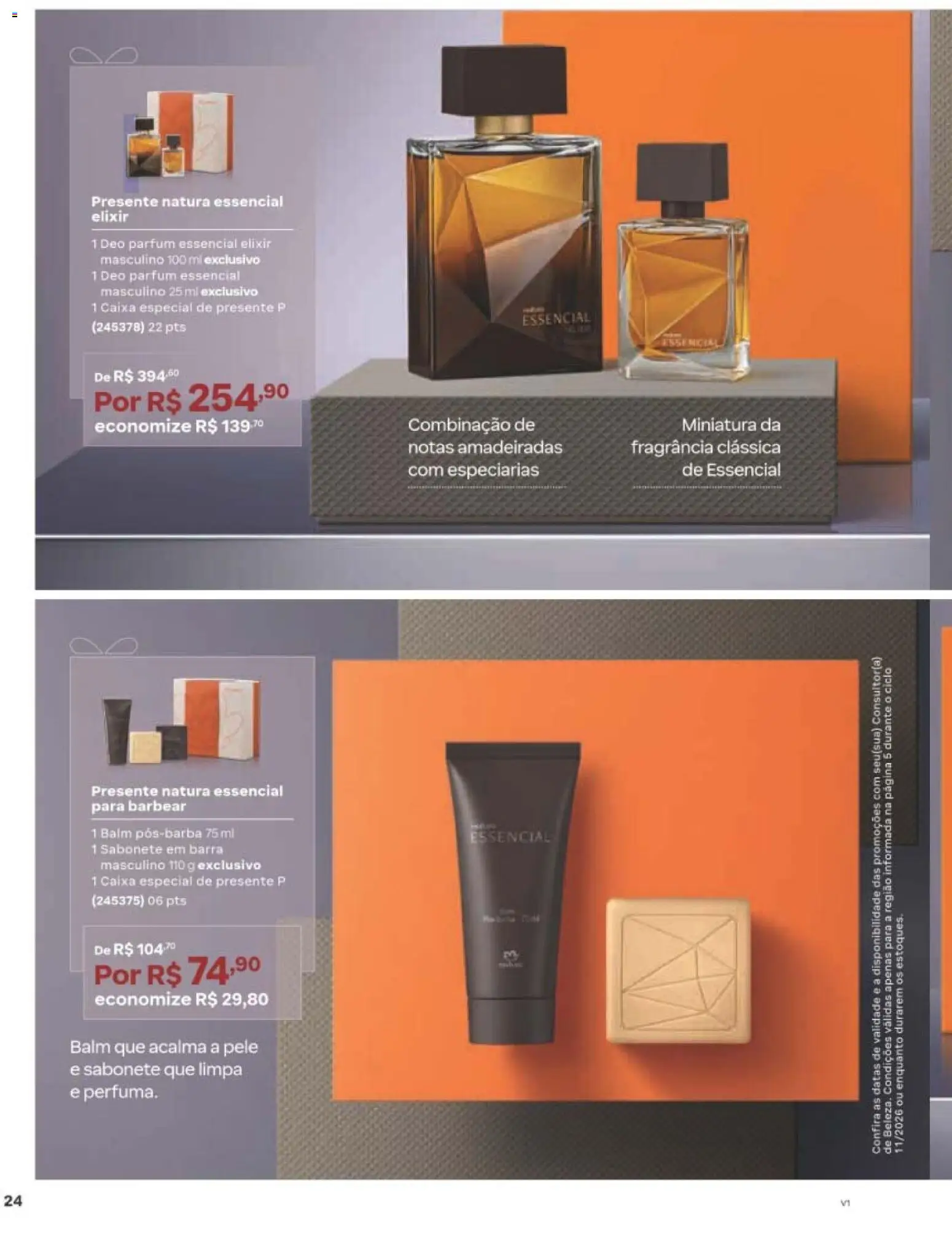 Natura Folheto - válido de 29/06/2026 | Página: 24 | Produtos: Fragrância, Caixa, Sabonete