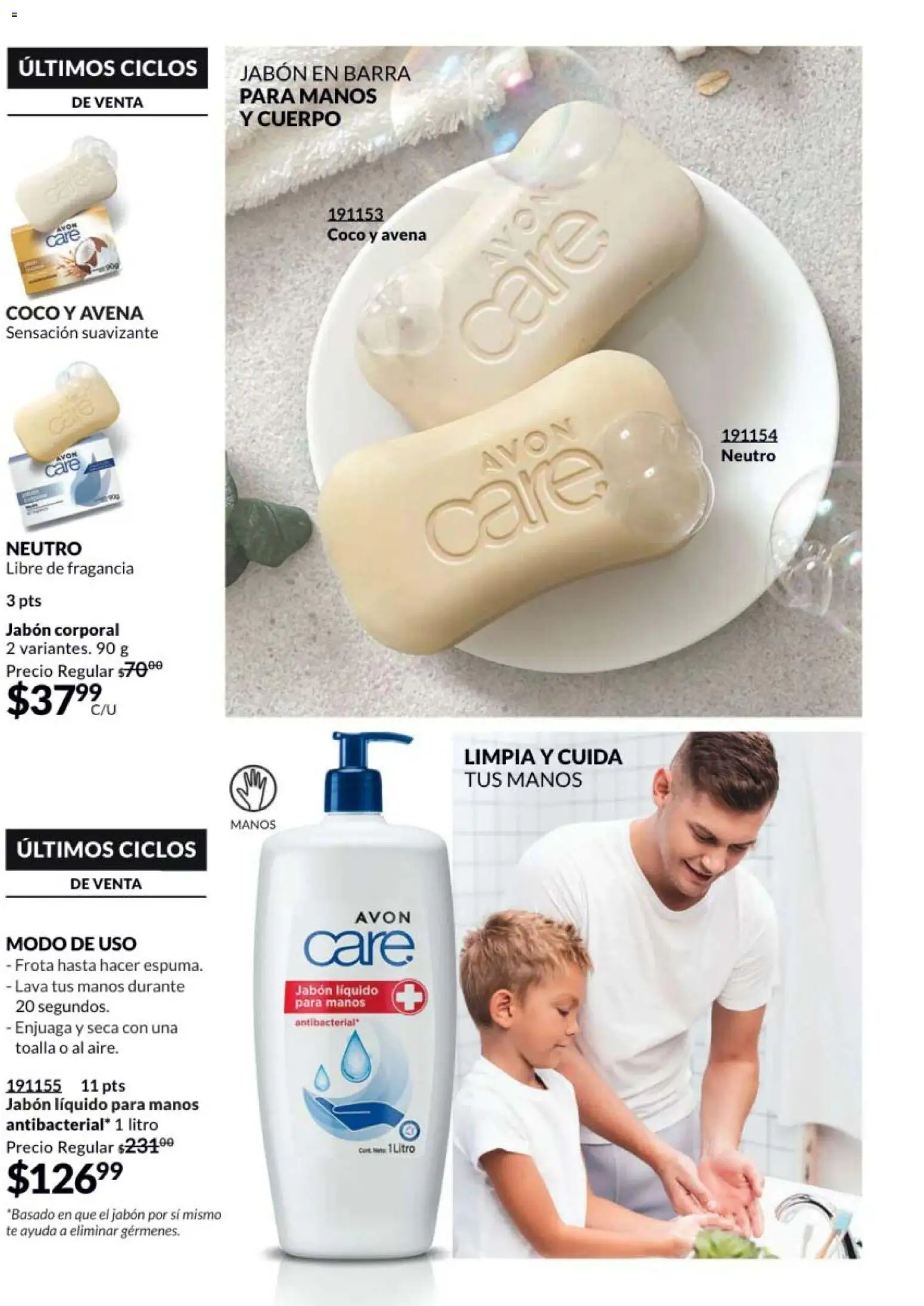 Nuevas ofertas de AVON válidas en toda la República Mexicana desde el 20/02/2026. ¡Encuentra las mejores ofertas en AVON campaña 4 2026! | Página: 154 | Productos: Avena, Barra, Fragancia, Jabón