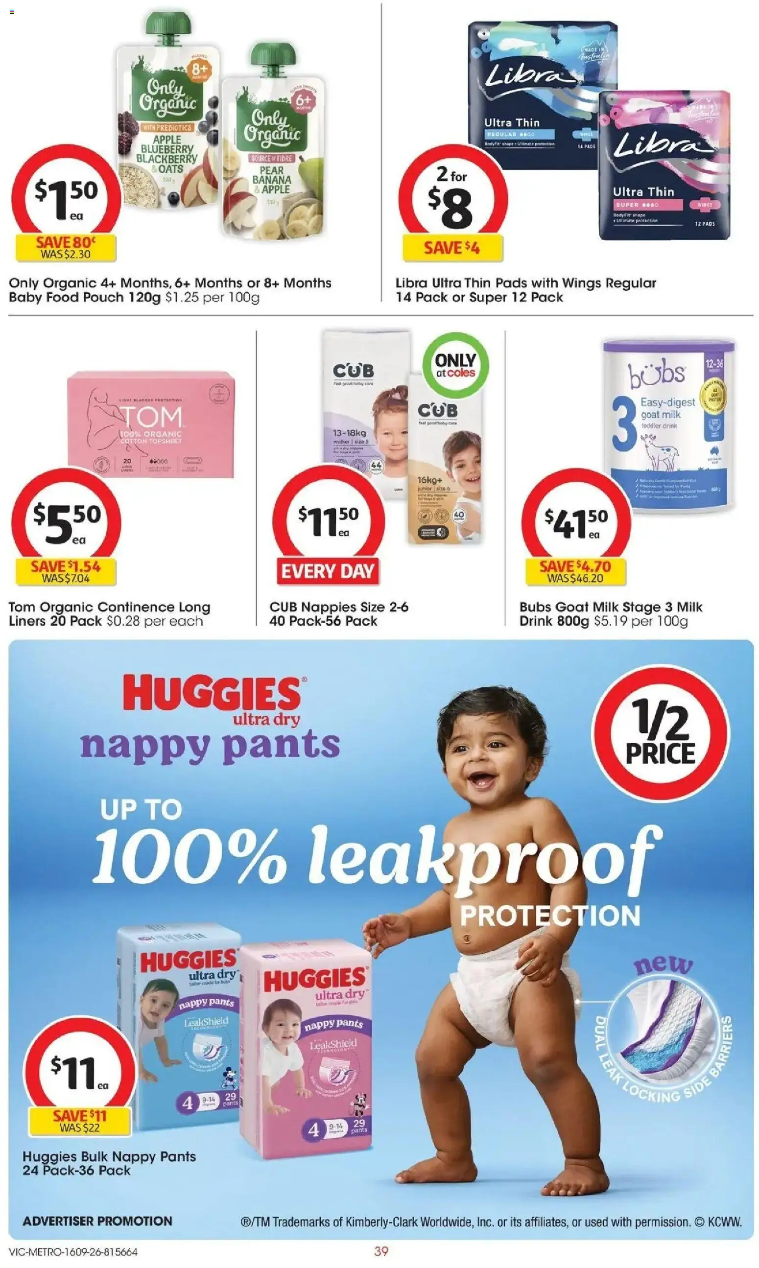 ﻿Coles catalogue valid from 16/09/2026 > Online Australia | Page: 39