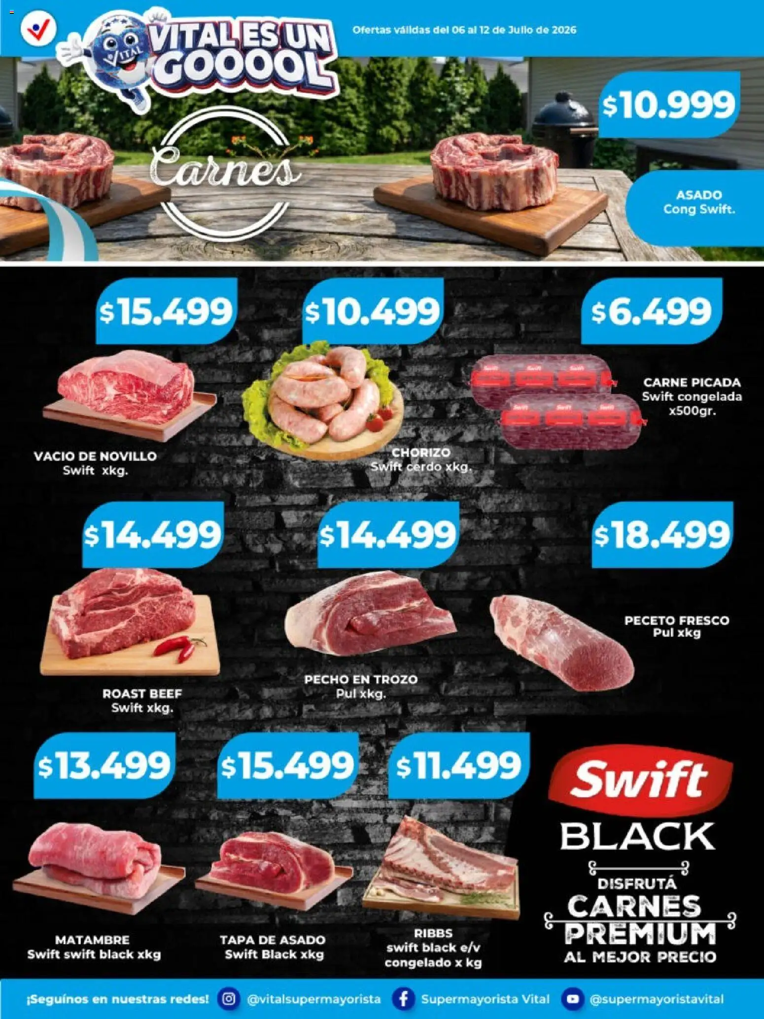 Vital - Especial de frescos │ válido desde el 06/07/2026 | Página: 2 | Productos: Chorizo, Cerdo