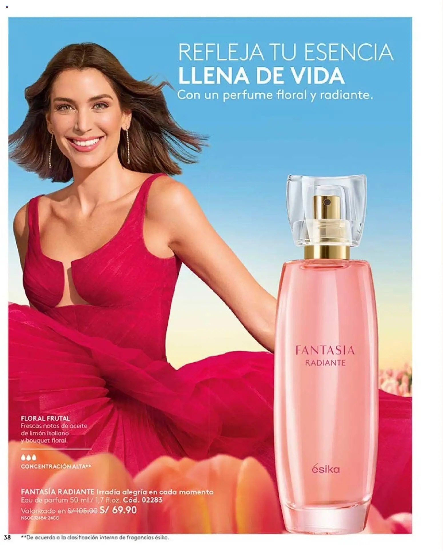 Catálogo Ésika válido desde 02/08/2026 | Página: 38 | Productos: Aceite, Perfume