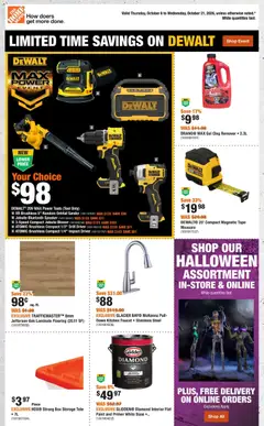 Preview of Home Depot weekly flyer / circulaire from shop Home Depot valid from Oct 8, 2026