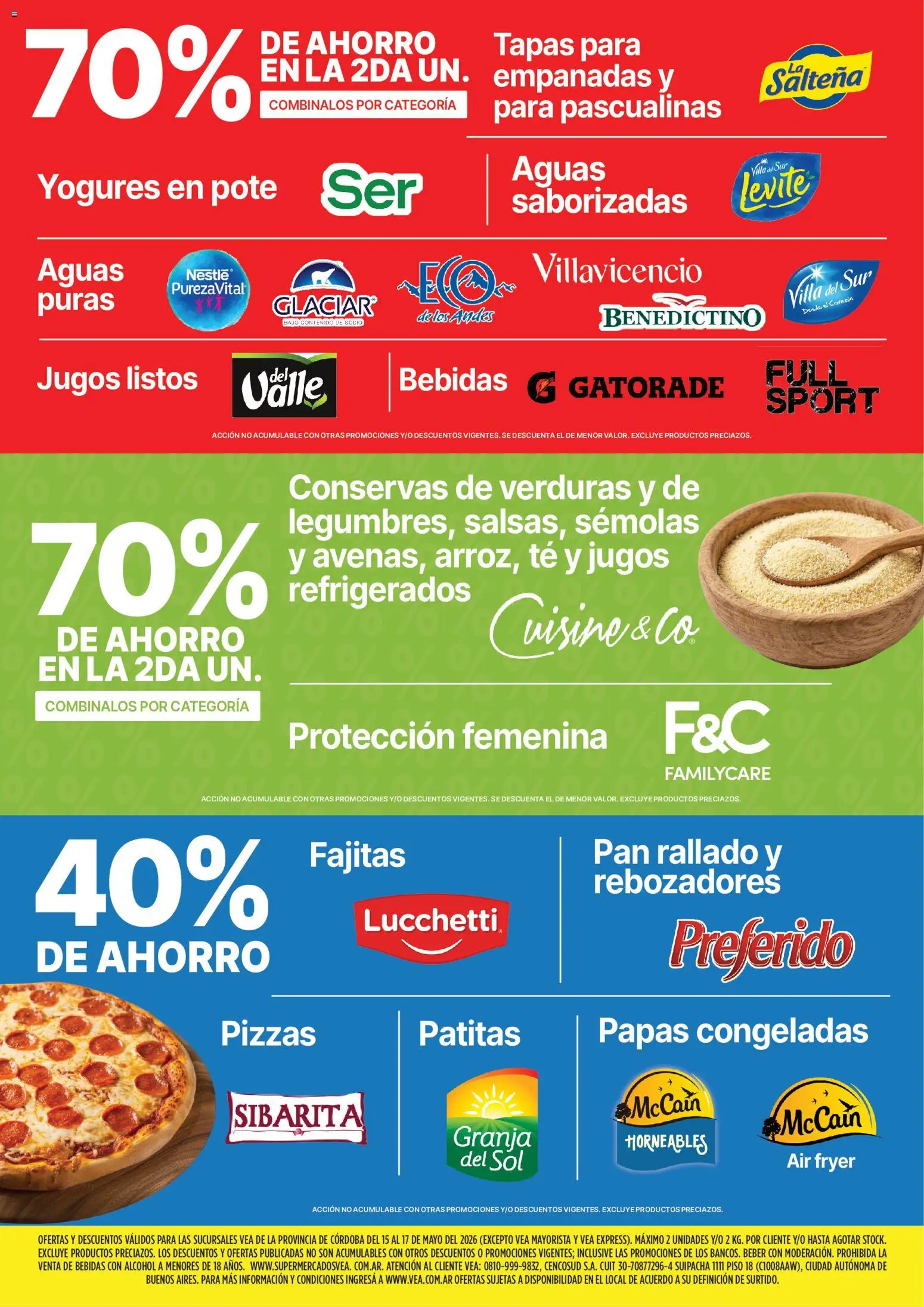 Vea - Ofertas fin de semana | Córdoba │ válido desde el 15.05.2026 | Página: 4 | Productos: Pan, Té, Pan rallado