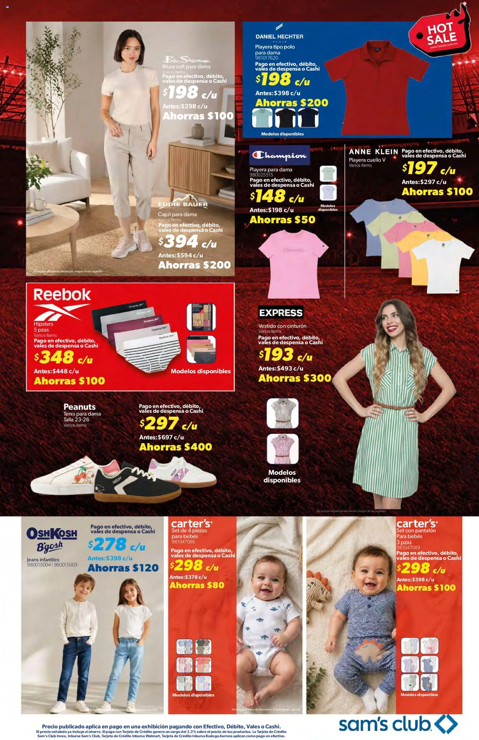 Nuevas ofertas de Sam's Club válidas en toda la República Mexicana desde el 25.05.2026. ¡Encuentra las mejores ofertas en Sam's Club Hot Sale! | Página: 20 | Productos: Blusa, Vestido, Despensa, Sobre
