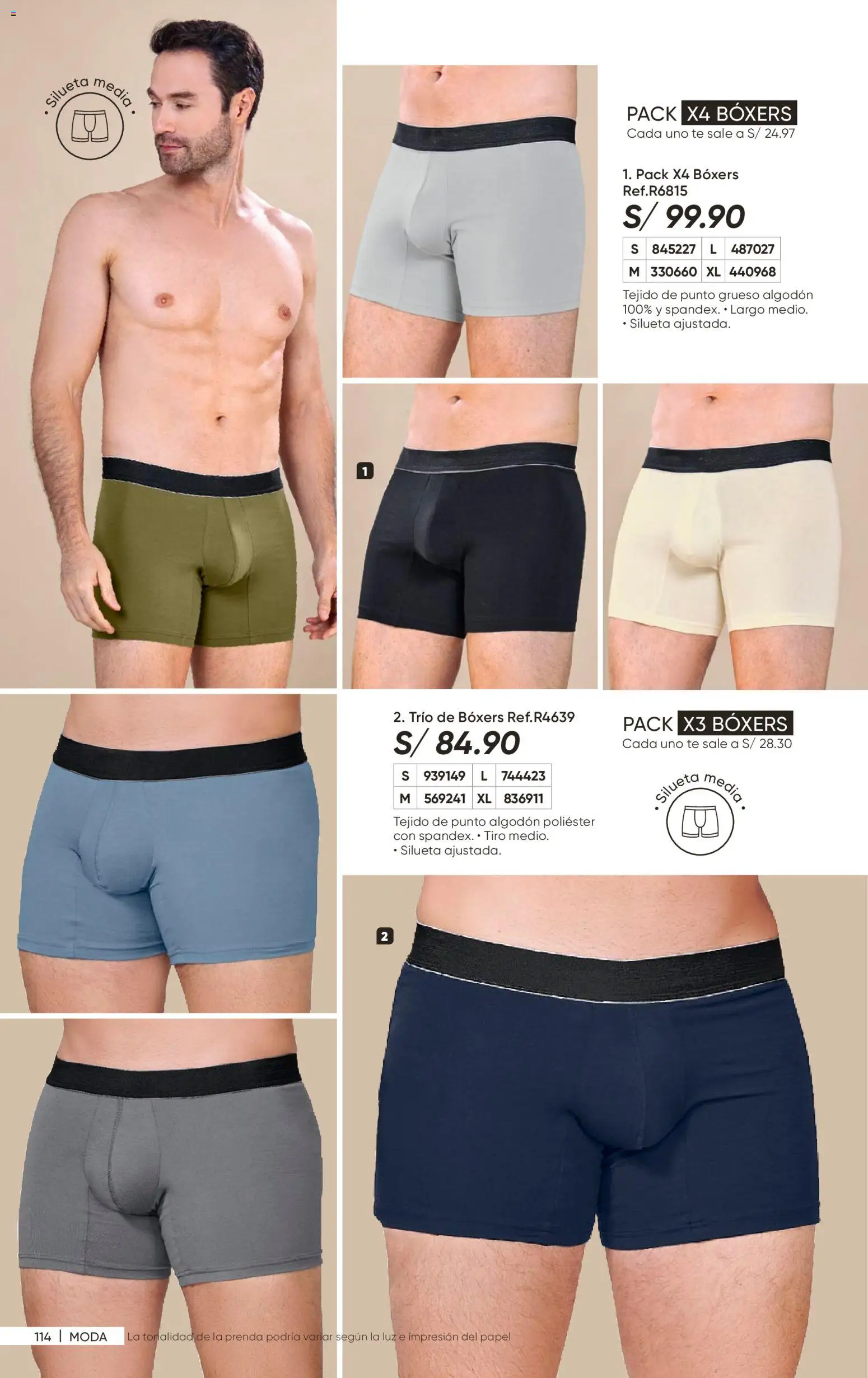 Catálogo Azzorti válido desde 14/08/2026 | Página: 116 | Productos: Té, Boxers