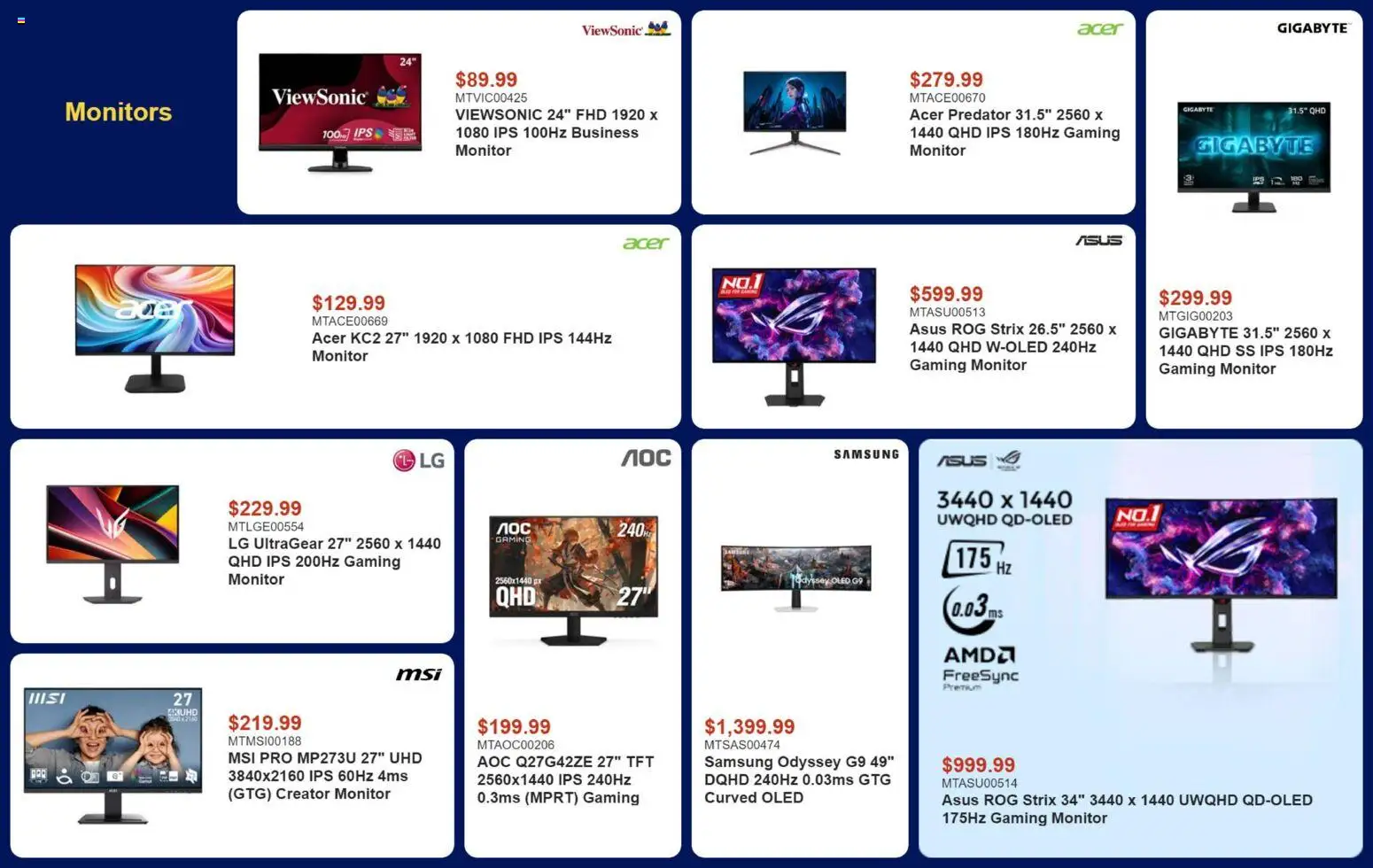 Canada Computers flyer valid from Jul 17, 2026 | Page: 4 | Products: Monitor