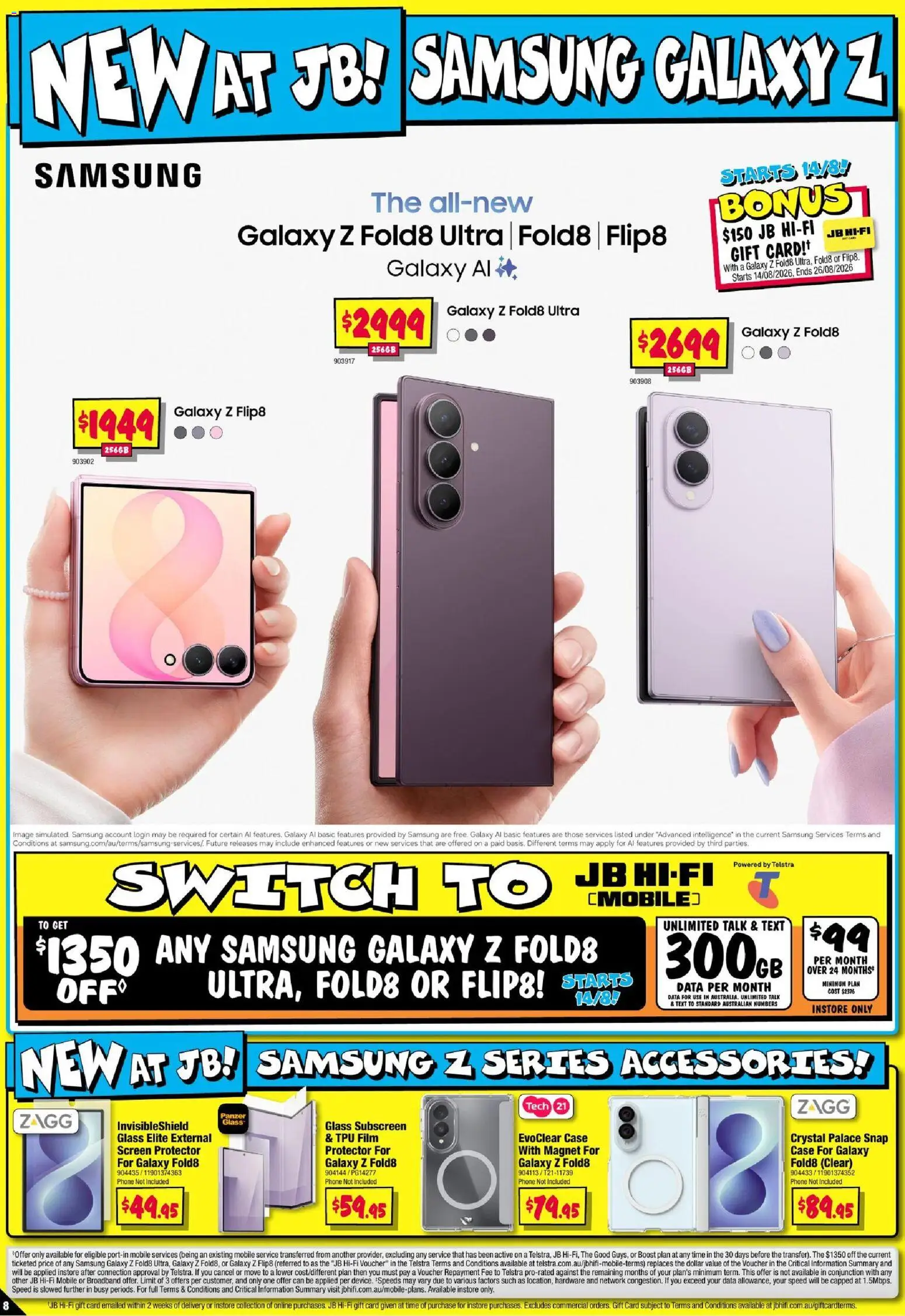 JB Hi-Fi catalogue - valid from 13/08/2026 | Page: 8 | Products: Accessories, Phone, Case, Mobile