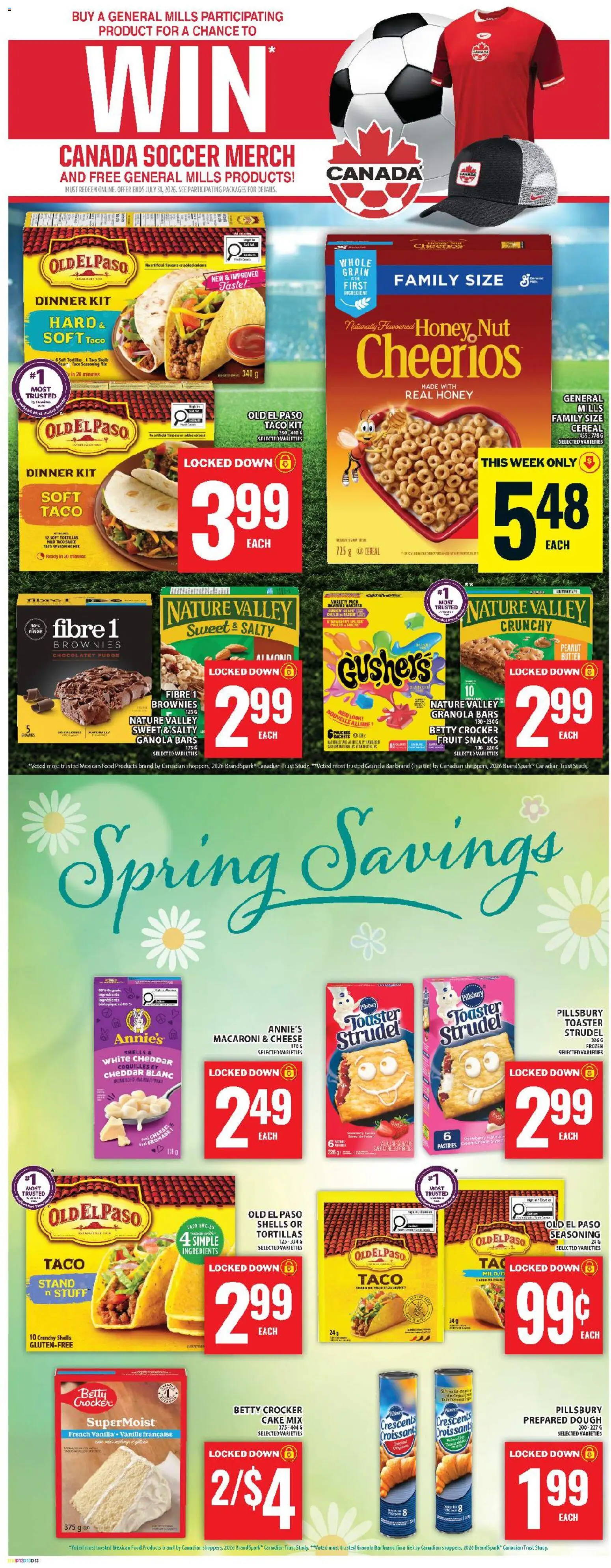 Food Basics flyer valid from 09.04.2026 | Page: 16 | Products: Toaster, Butter, Cheese