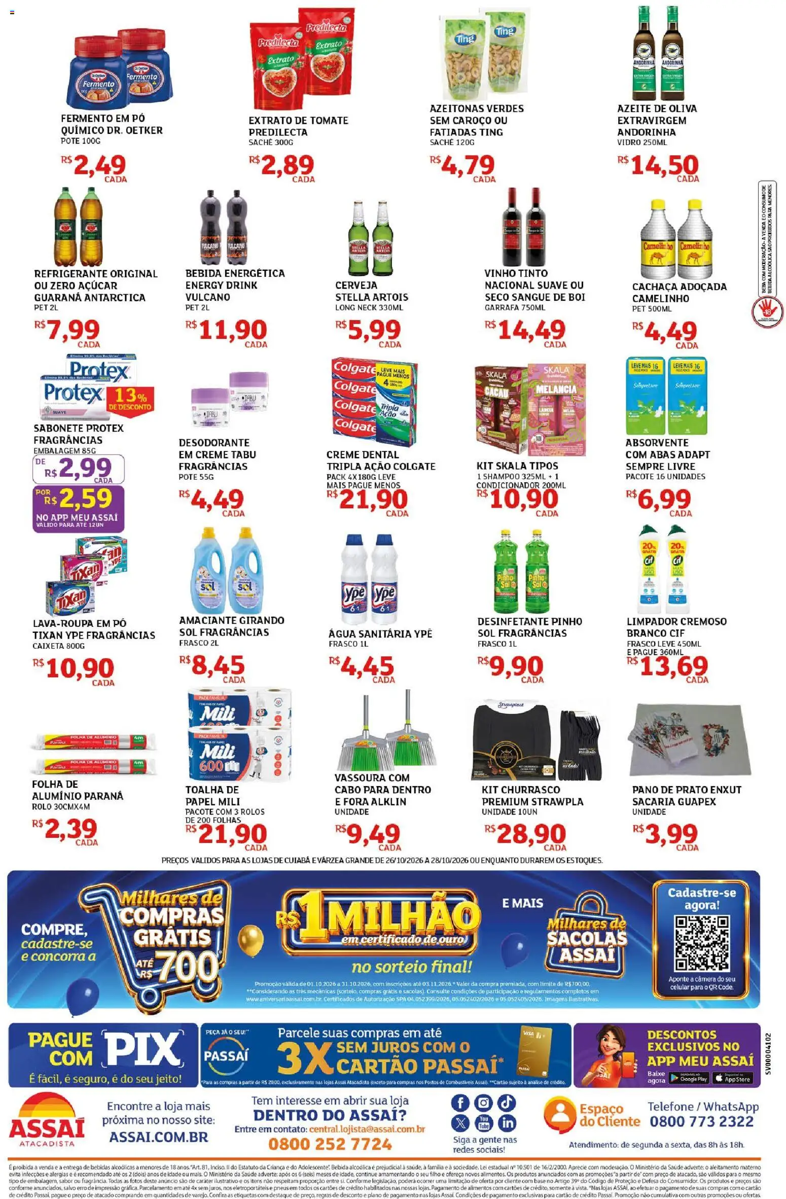 Assaí Atacadista Folheto - válido de 26/10/2026 | Página: 2