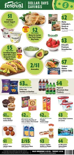 Preview of Festival Foods weekly ads valid from 29.04.2026