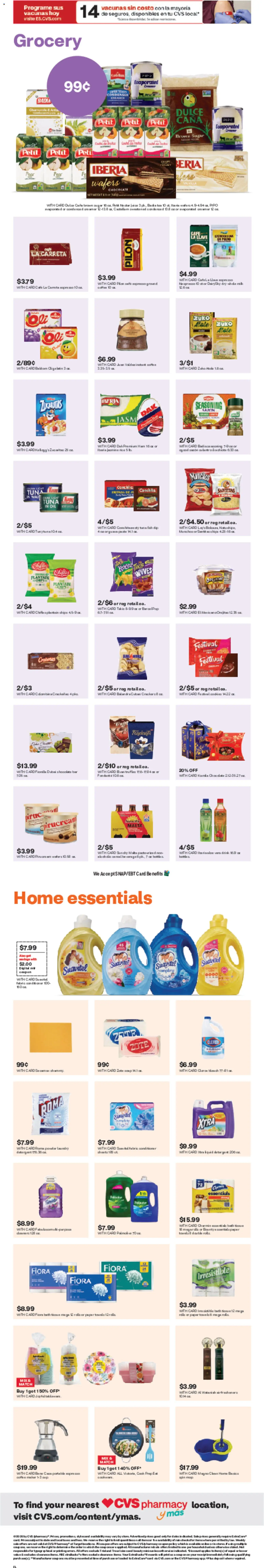 CVS Pharmacy y más - valid from 07.06.2026 | Page: 2 | Products: Bath, Coffee, Chocolate, Chips