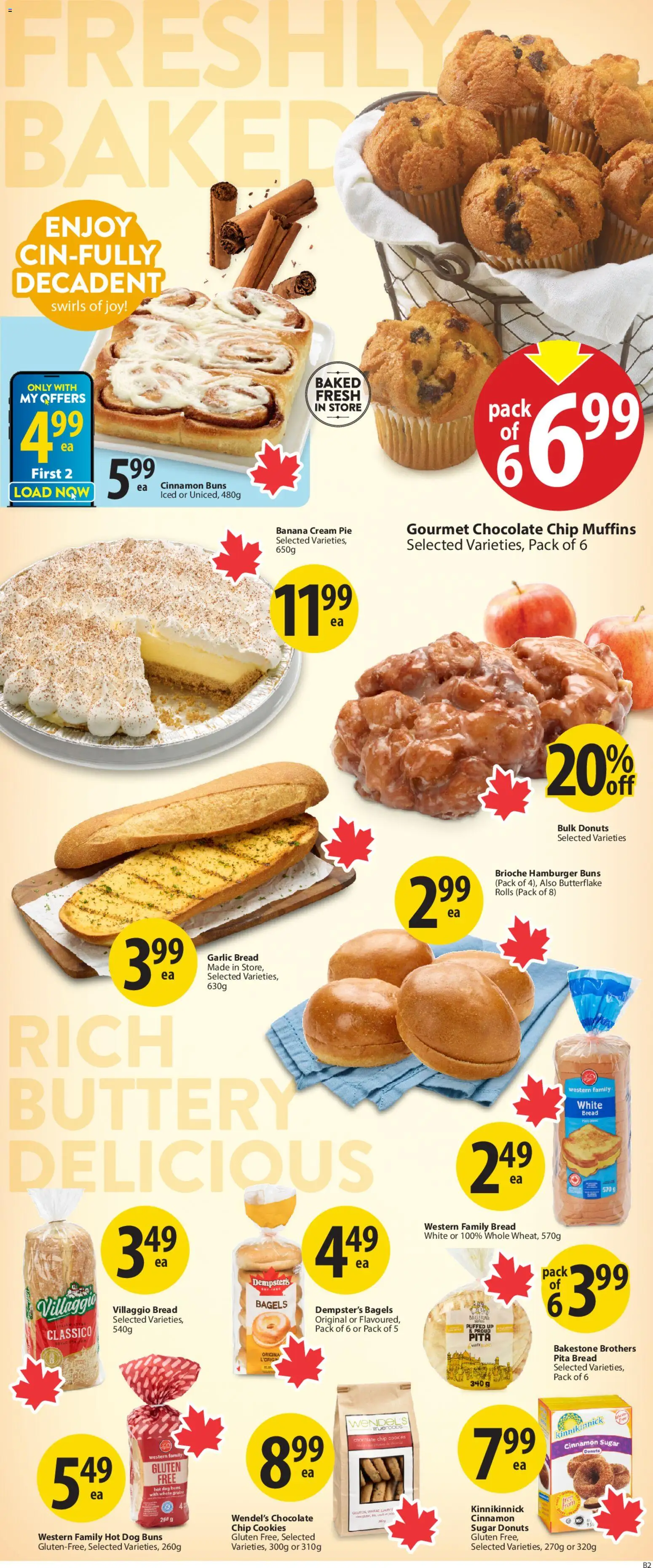 Save on foods flyer valid from 14.05.2026 | Page: 10 | Products: Cream, Cookies, Bread, Chocolate