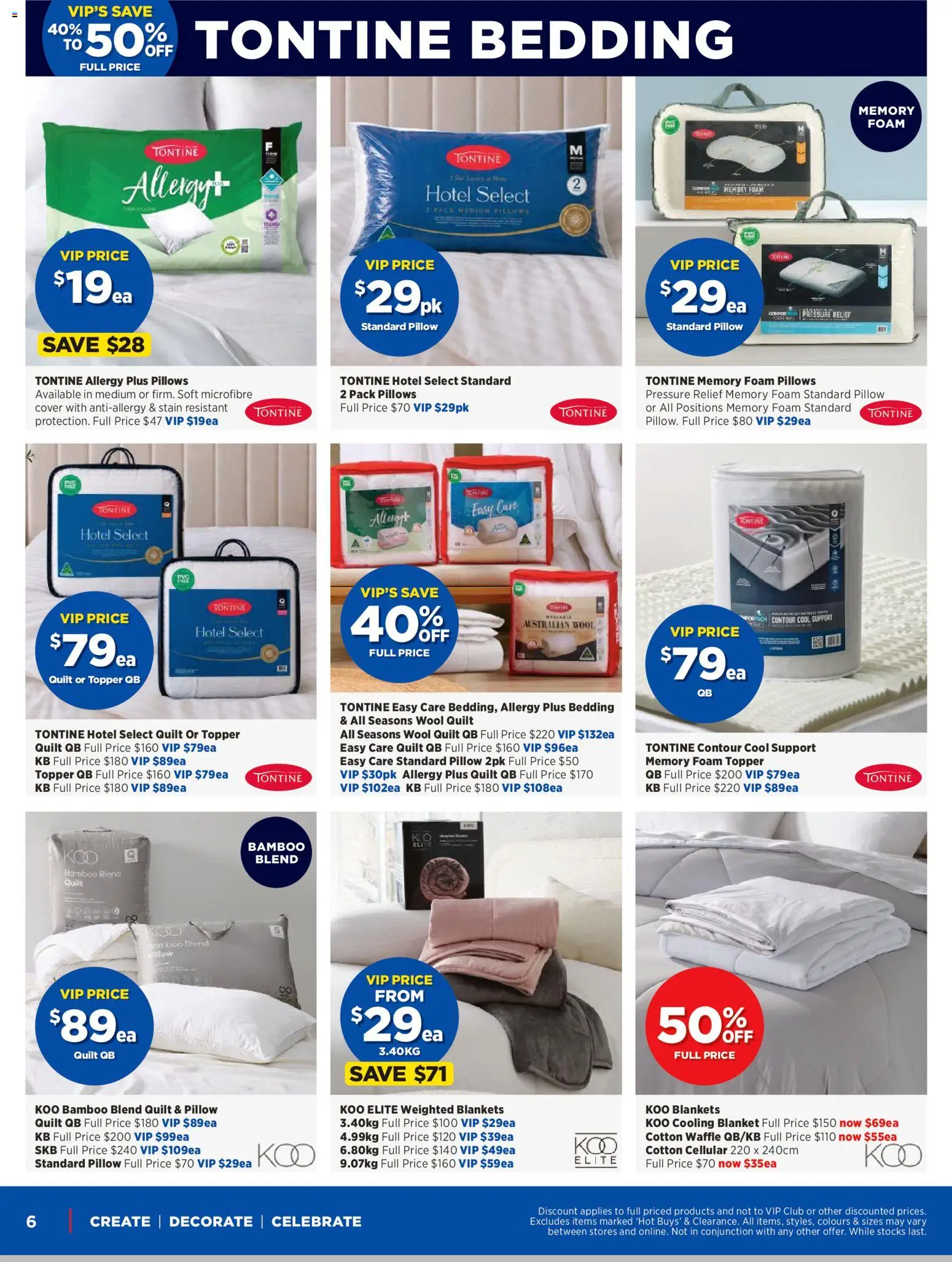 Spotlight catalogue - valid from 02/09/2026 | Page: 6 | Products: Foam, Pillow, Blanket, Allergy