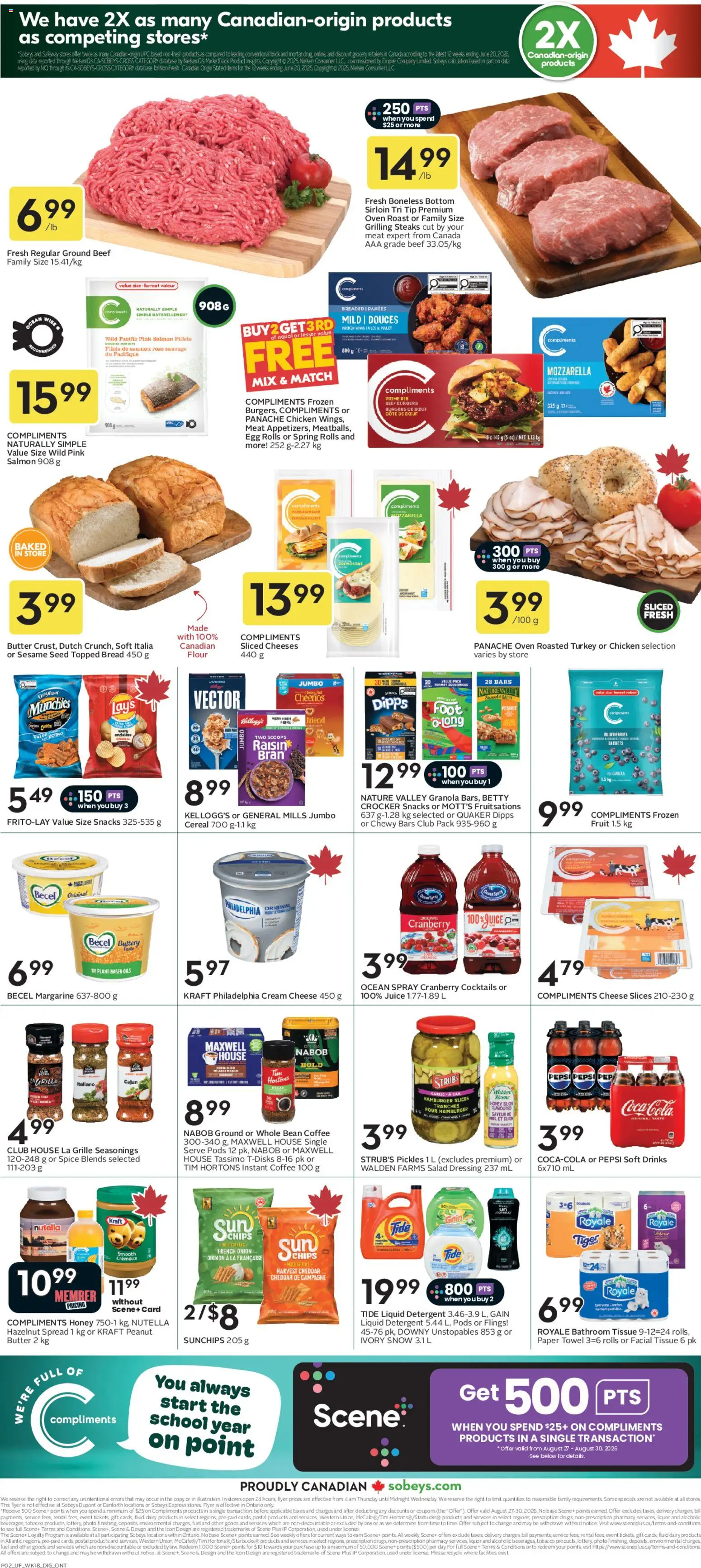Sobeys flyer valid from Aug 27, 2026 | Page: 4