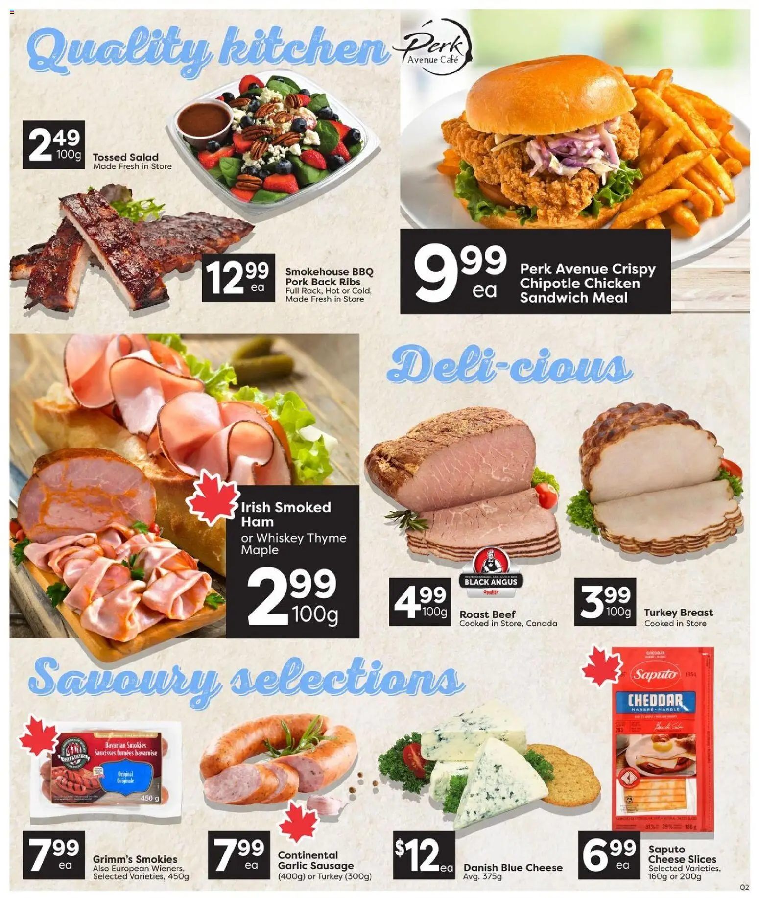 Quality Foods flyer valid from Aug 27, 2026 | Page: 6 | Products: Beef, Roast, Garlic, Cheddar
