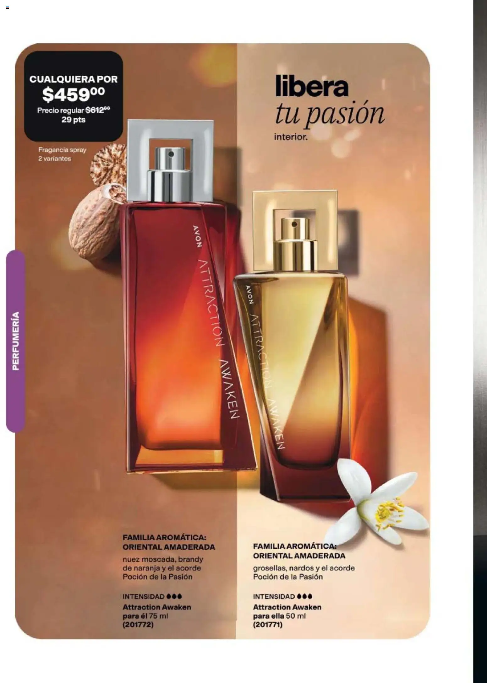 Nuevas ofertas de AVON válidas en toda la República Mexicana desde el 21/08/2026. ¡Encuentra las mejores ofertas en AVON campaña 13 2026! | Página: 86 | Productos: Nuez, Fragancia