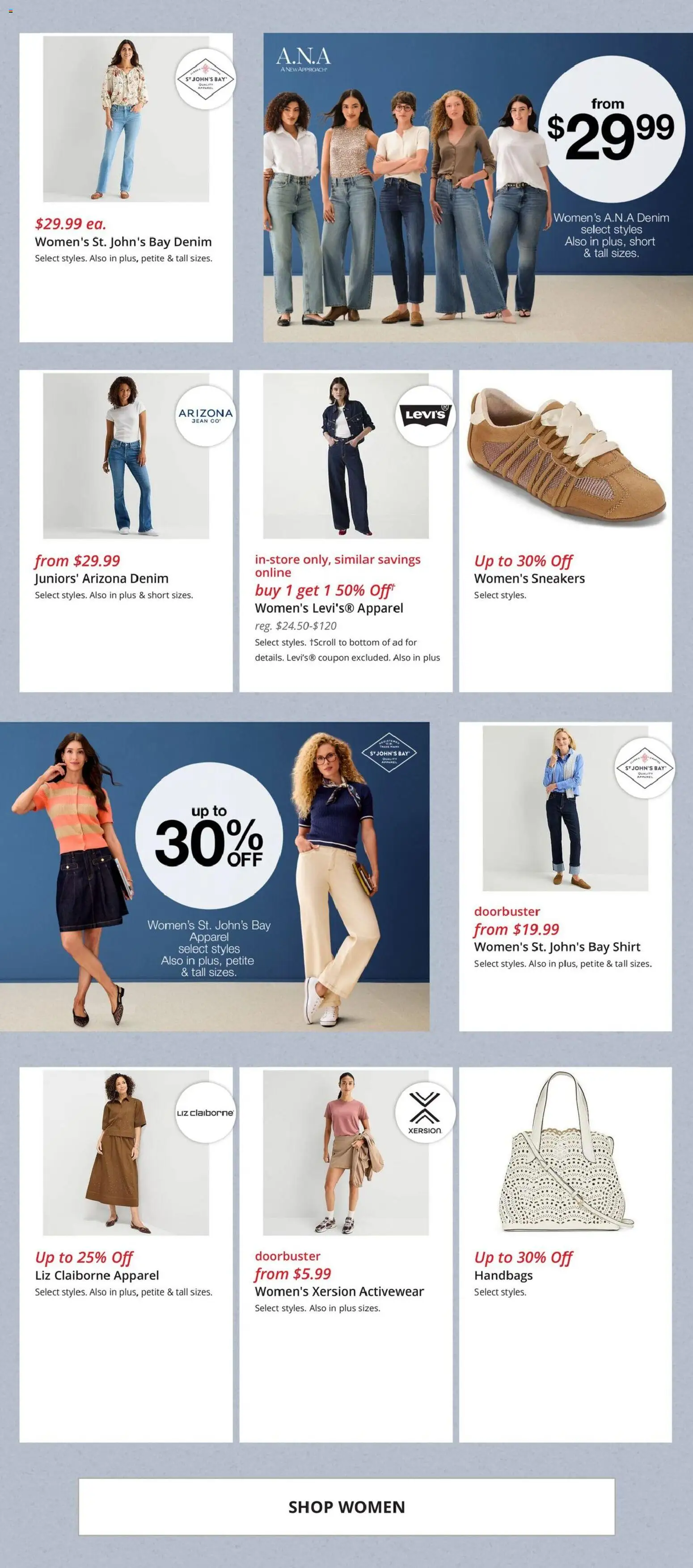 JCPenney Ad - valid from 09/04/2026 | Page: 3 | Products: Shirt, Sneakers