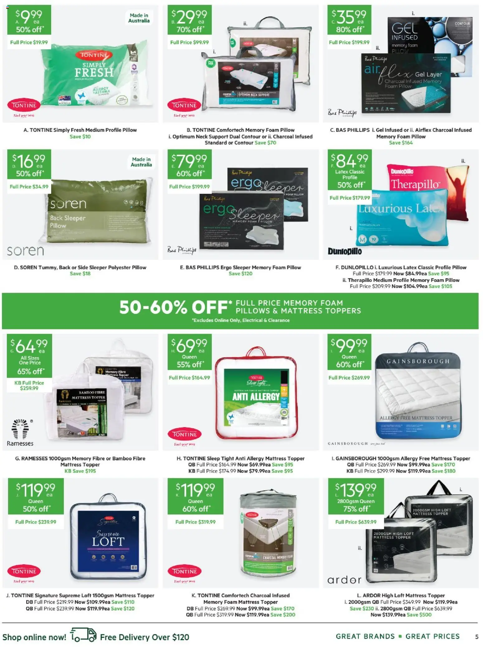 Harris Scarfe catalogue - valid from 22.05.2026 | Page: 5 | Products: Contour, Mattress, Pillow, Allergy