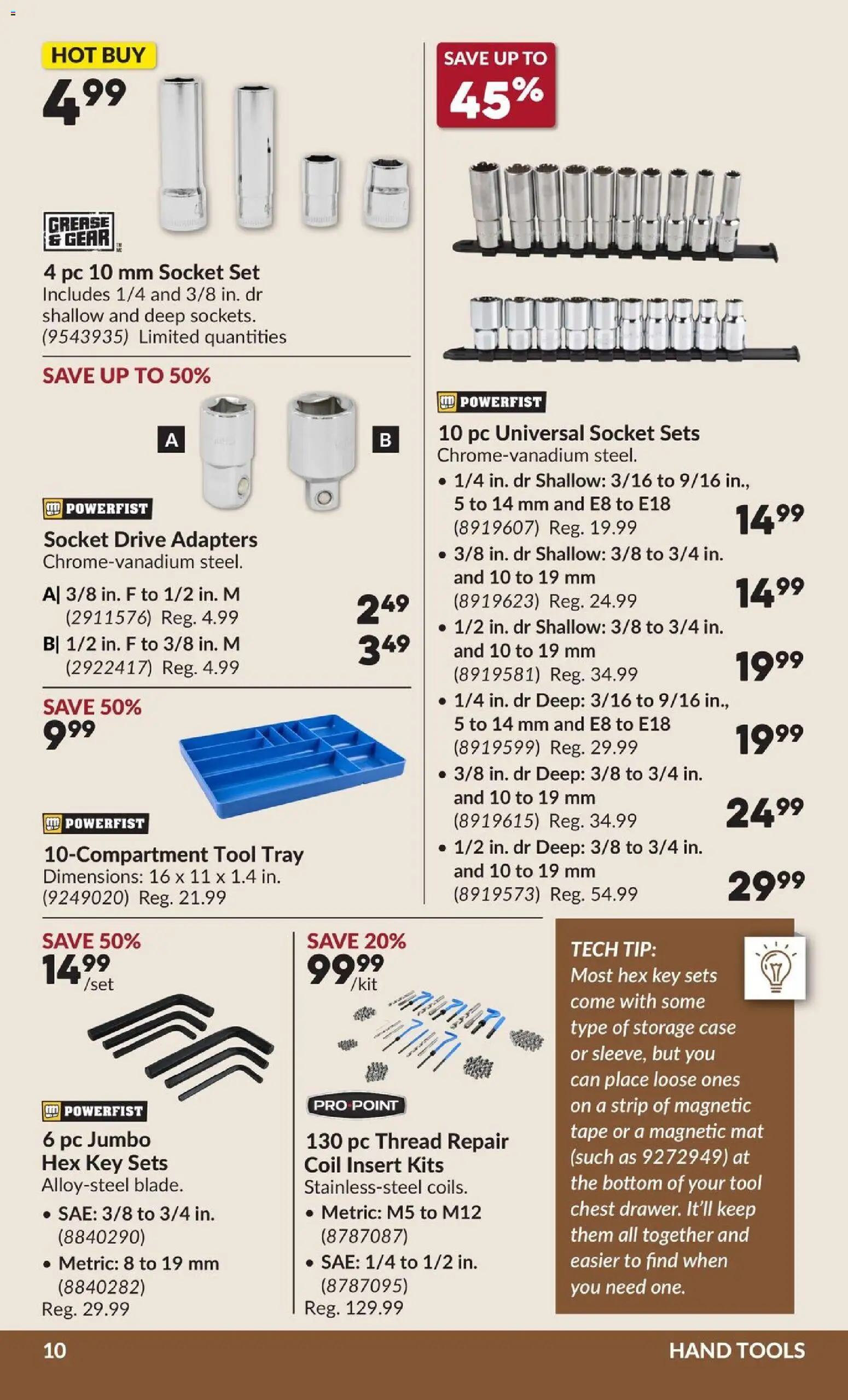 Princess Auto flyer valid from Aug 11, 2026 | Page: 17 | Products: PC, Case, Socket