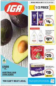 Preview of IGA catalogue SA - valid from 24/06/2026