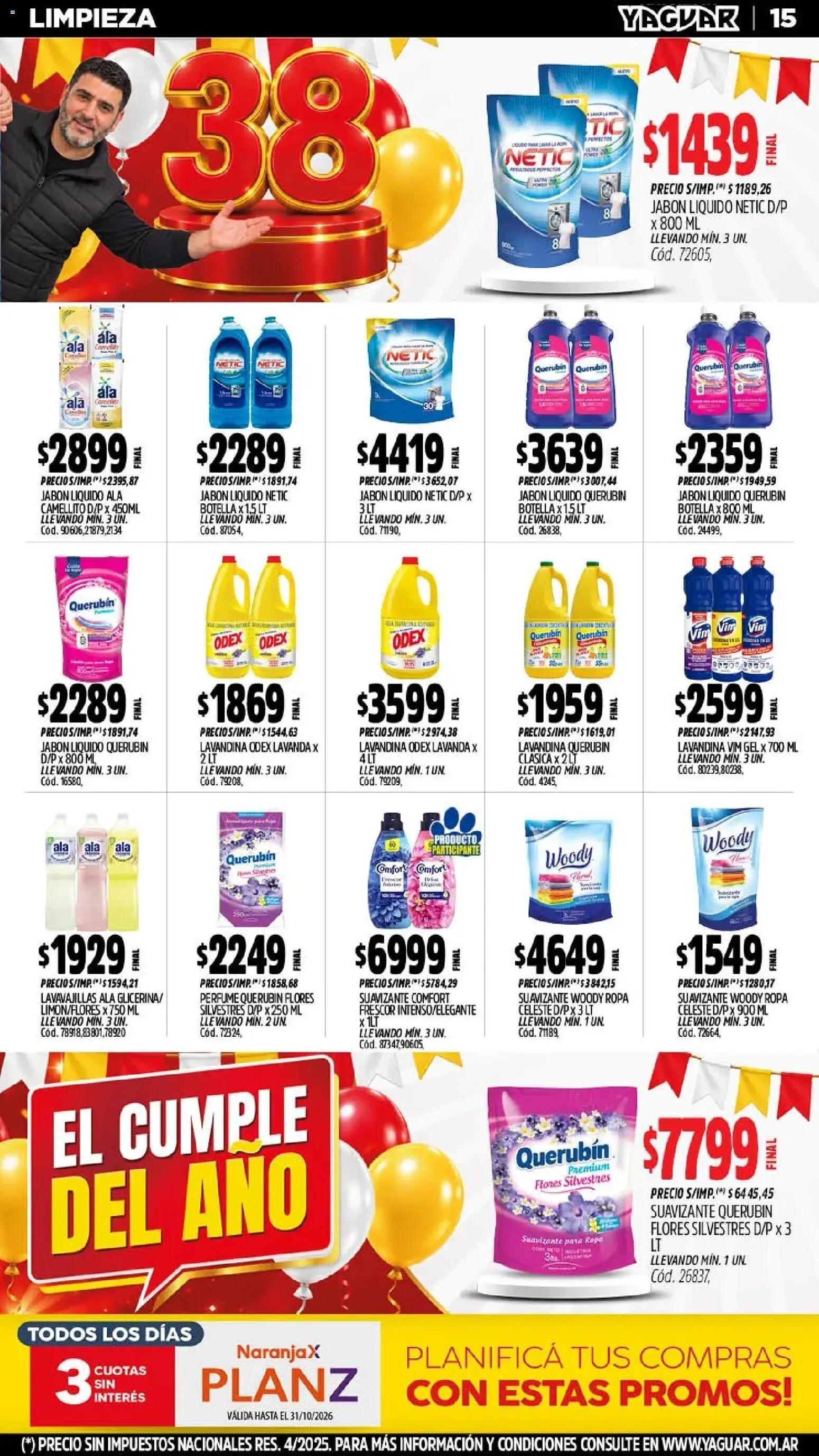 Yaguar - Oferta Semanal Santa Fé │ válido desde el 19/10/2026 | Página: 18