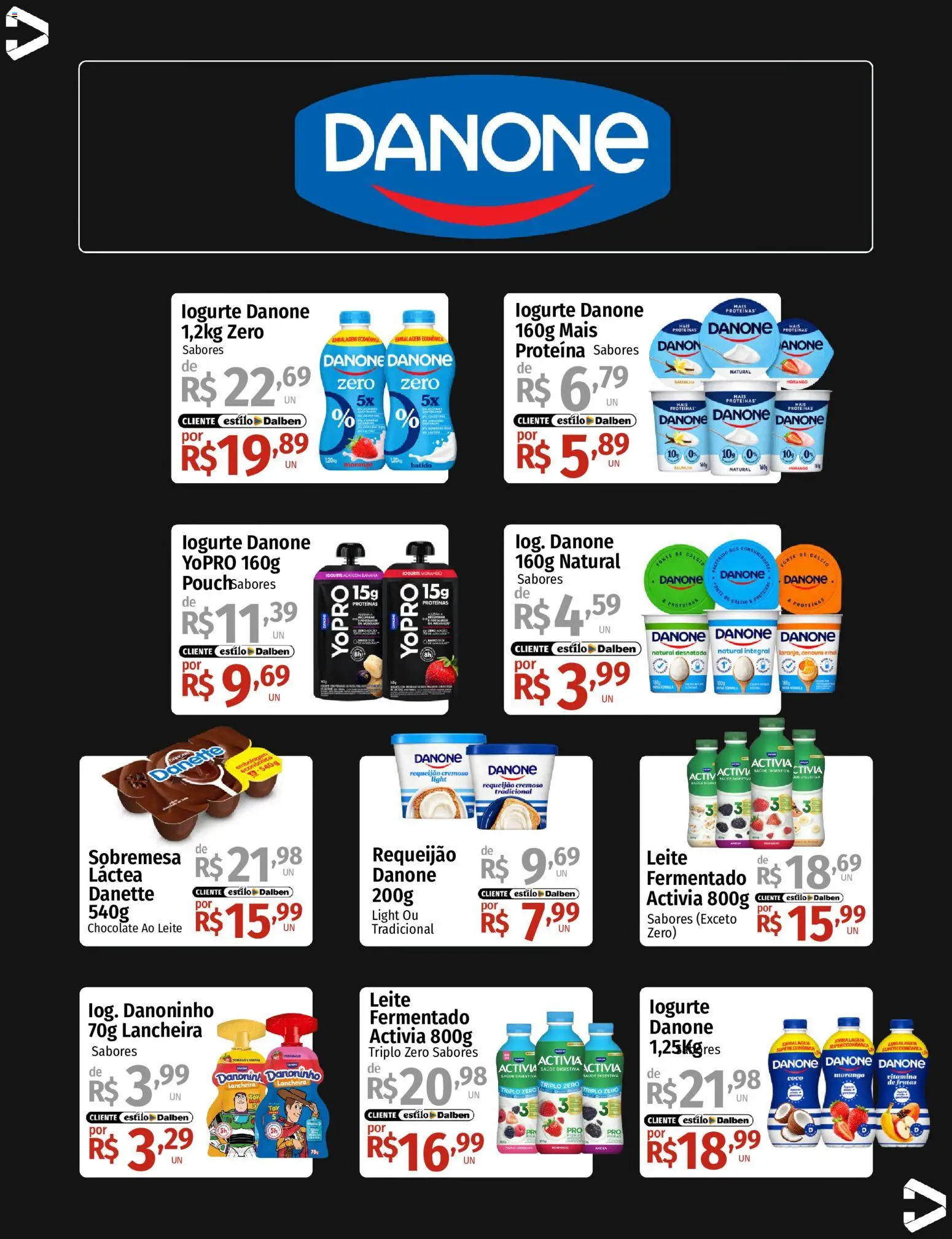 Supermercado Dalben Folheto - válido de 21/09/2026 | Página: 13 | Produtos: Frutas, Baunilha, Requeijão, Açaí