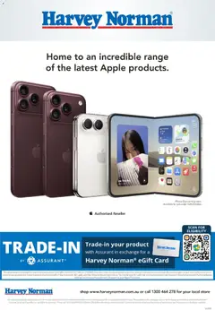 Preview of Harvey Norman September Apple - valid from 23/09/2026
