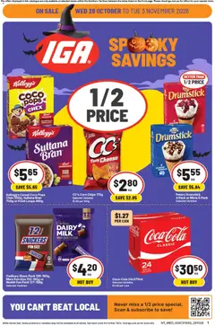 Preview of IGA catalogue NT - valid from 28/10/2026
