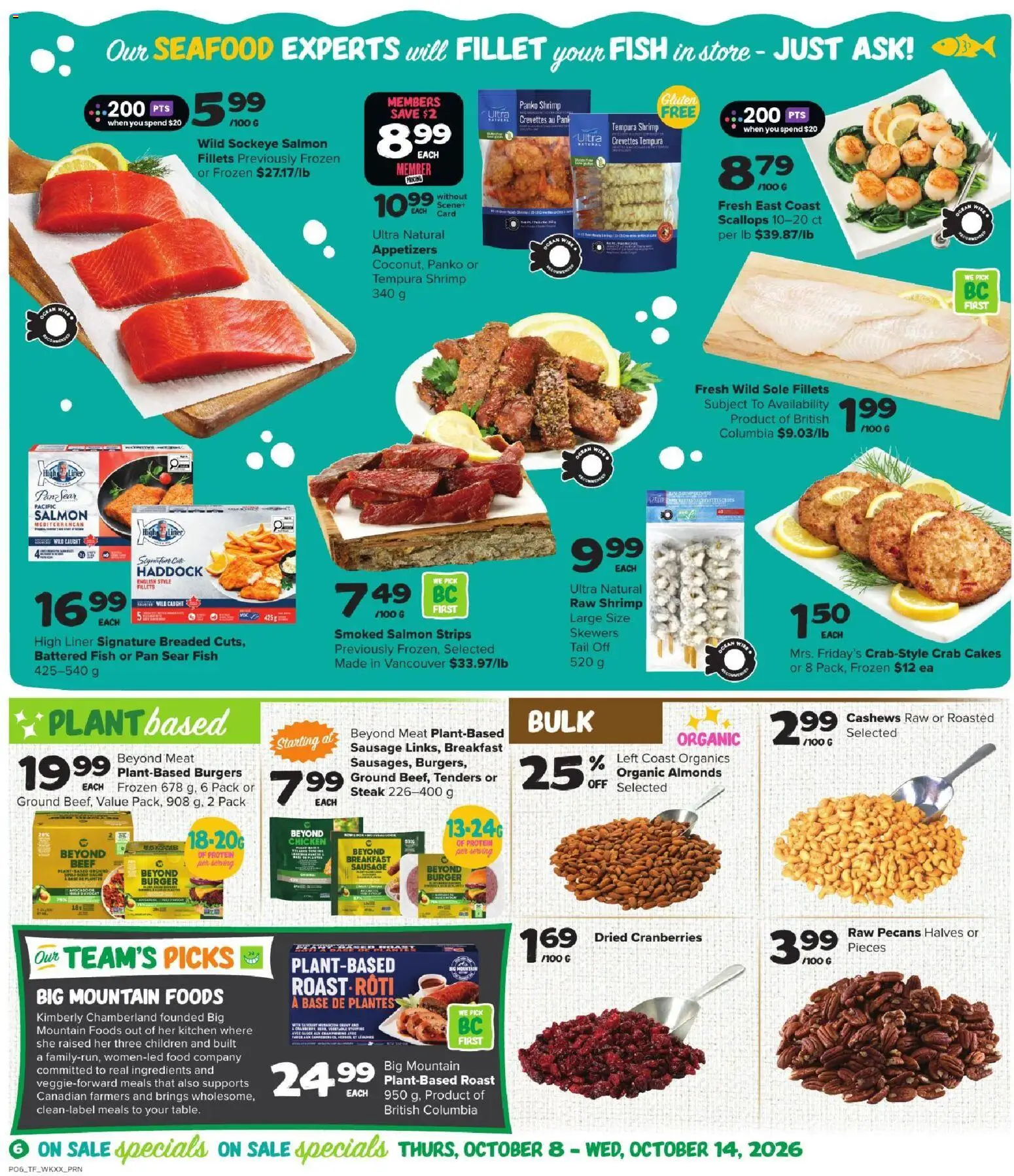 Thrifty Foods flyer valid from Oct 8, 2026 | Page: 7