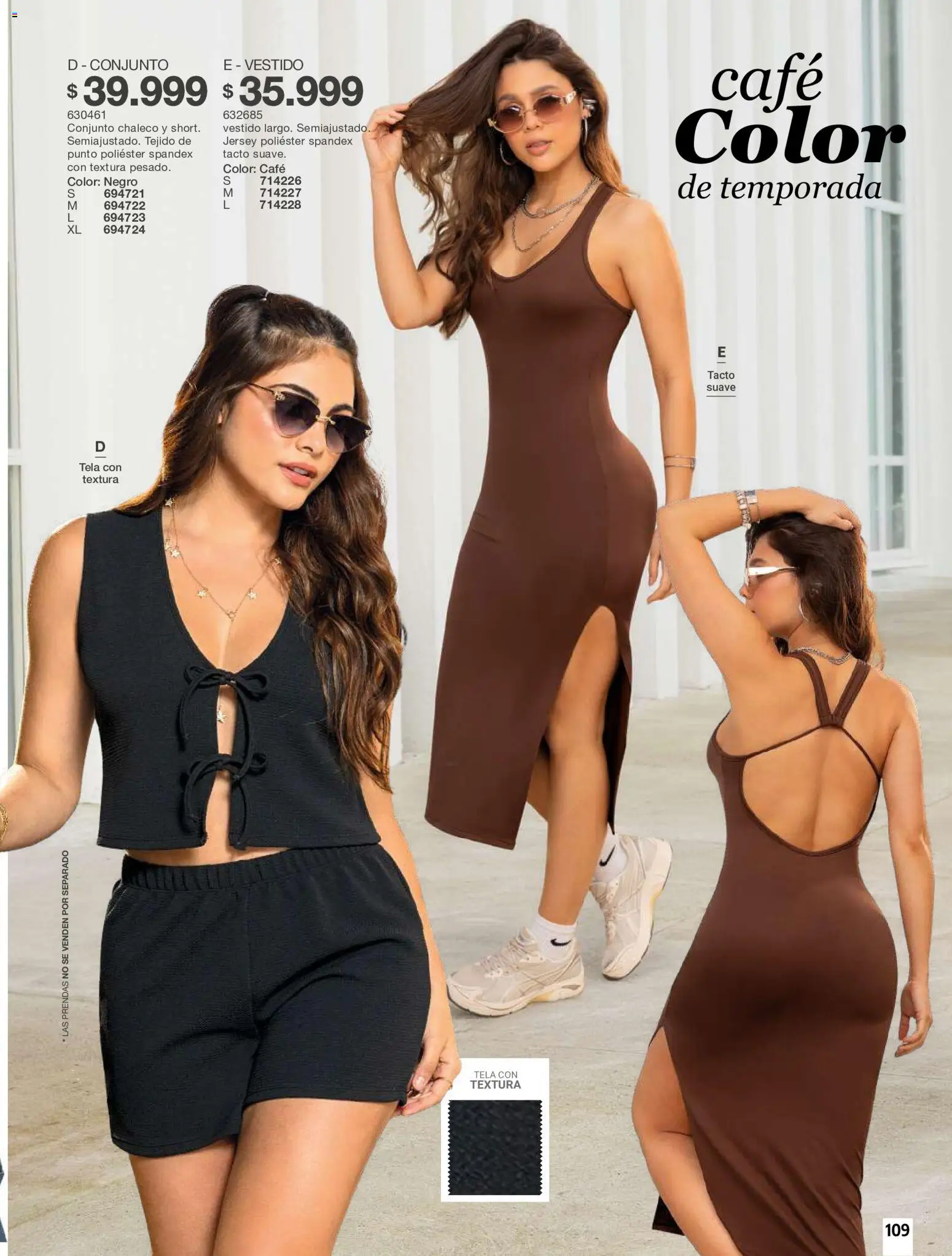 Carmel revista - valida desde el 01/10/2026 | Página: 109 | Productos: Vestido, Conjunto, Chaleco, Café
