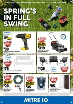 Preview of Mitre 10 catalogue - valid from 07/10/2026