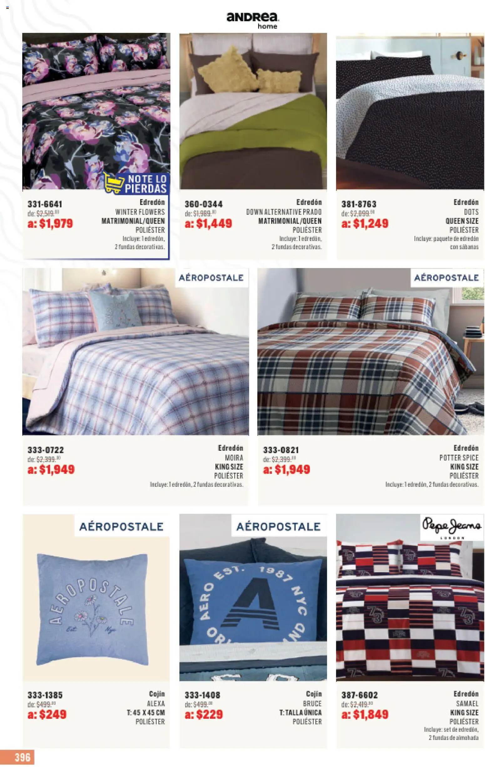 Nuevas ofertas de Andrea válidas en toda la República Mexicana desde el 31.05.2026. ¡Encuentra las mejores ofertas en Andrea catálogo Outlet! | Página: 396