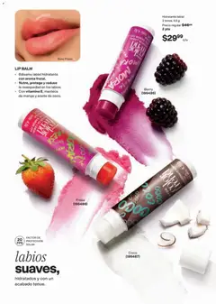Vista previa de AVON campaña 14 2026, nuevo folleto de la tienda, válido en México a partir del 11/09/2026 | Página: 61 | Productos: Fresa, Coco, Mango, Bálsamo