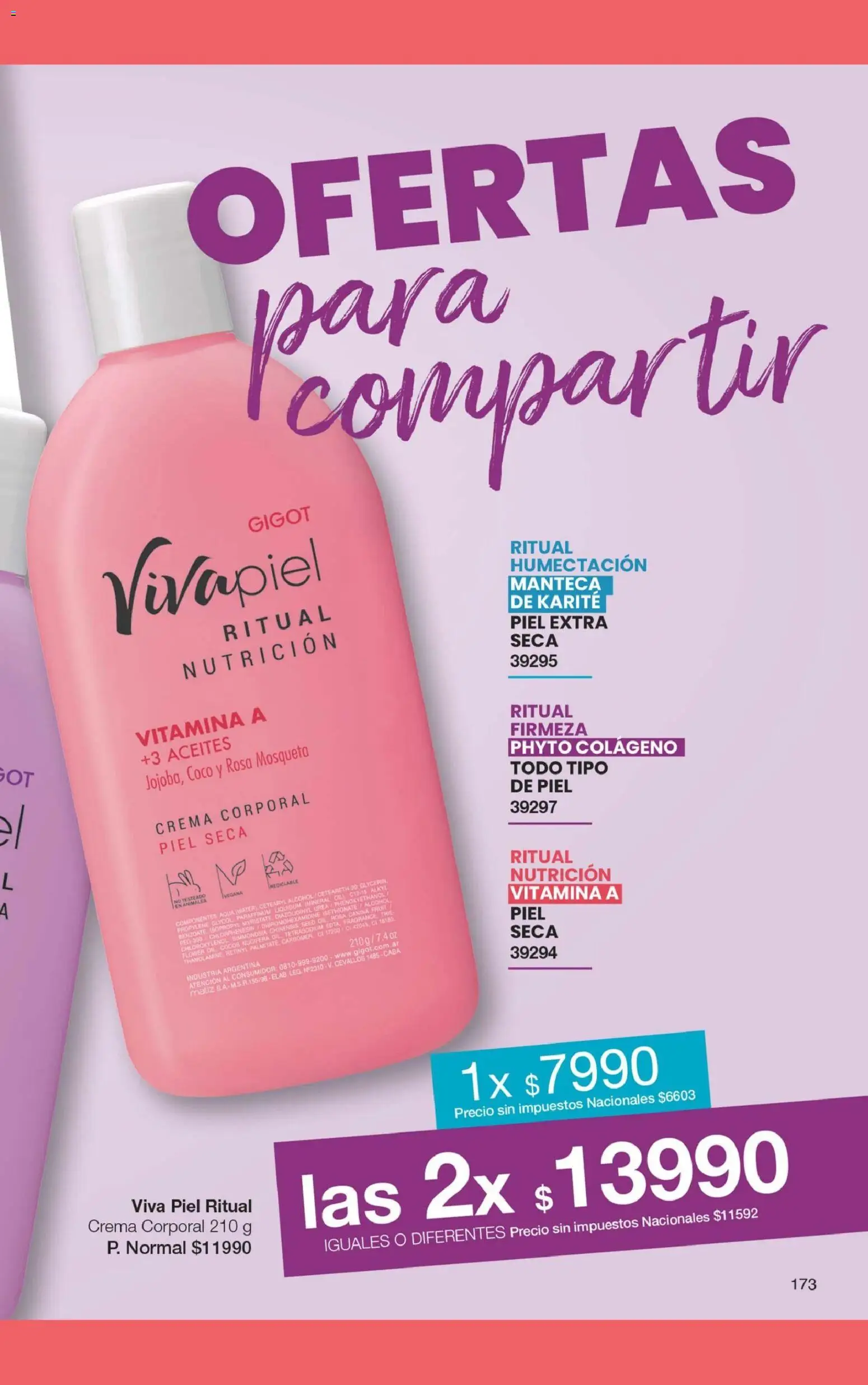 Gigot - CAMPAÑA 09 │ válido desde el 18.05.2026 | Página: 179 | Productos: Manteca, Crema