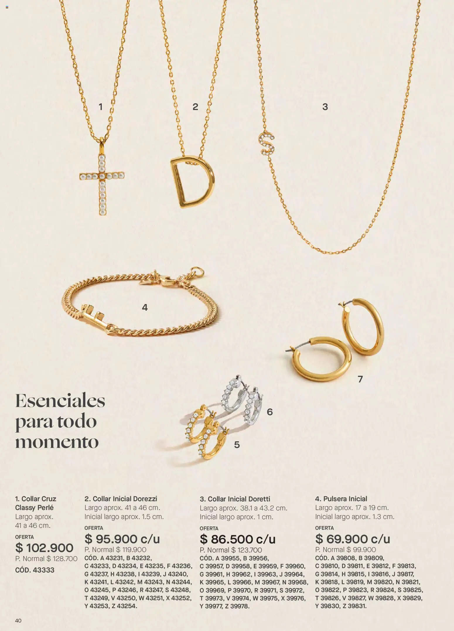 Yanbal revista - valida desde el 18/07/2026 | Página: 40 | Productos: Pulsera, Collar