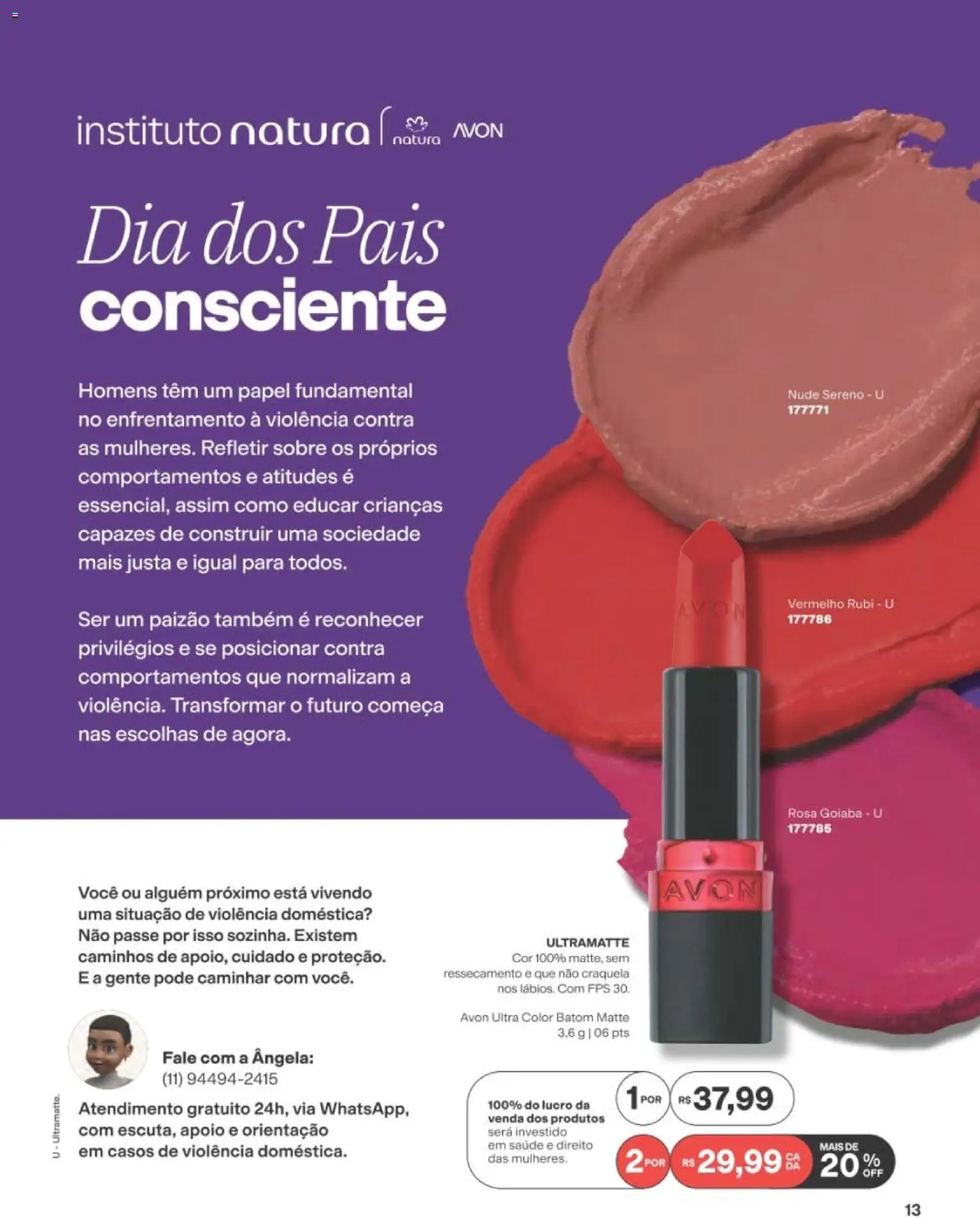 Avon Folheto - válido de 29/06/2026 | Página: 13 | Produtos: Goiaba, Batom
